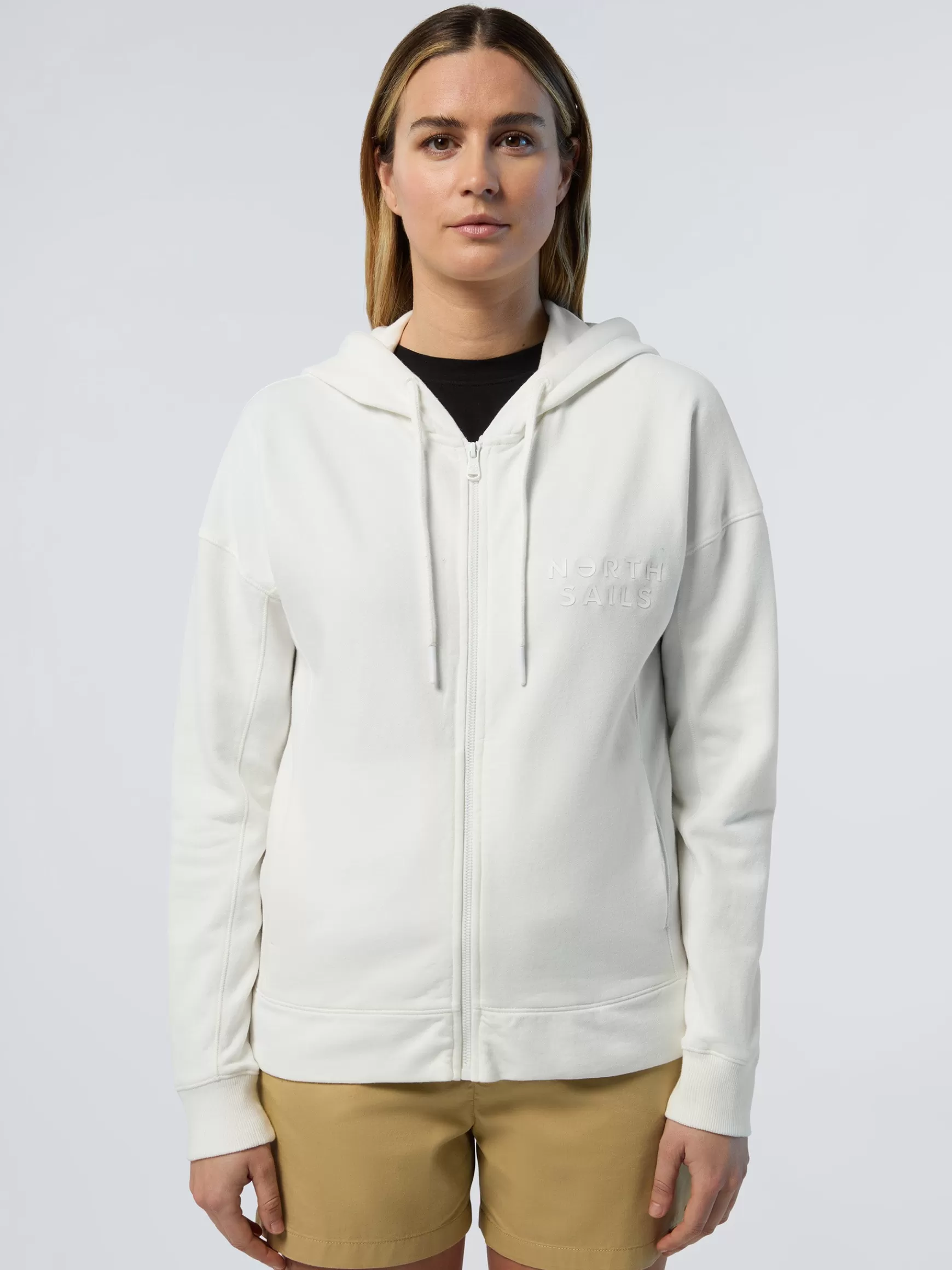North Sails Felpa con cappuccio e zip>Donna Outlet | Felpe