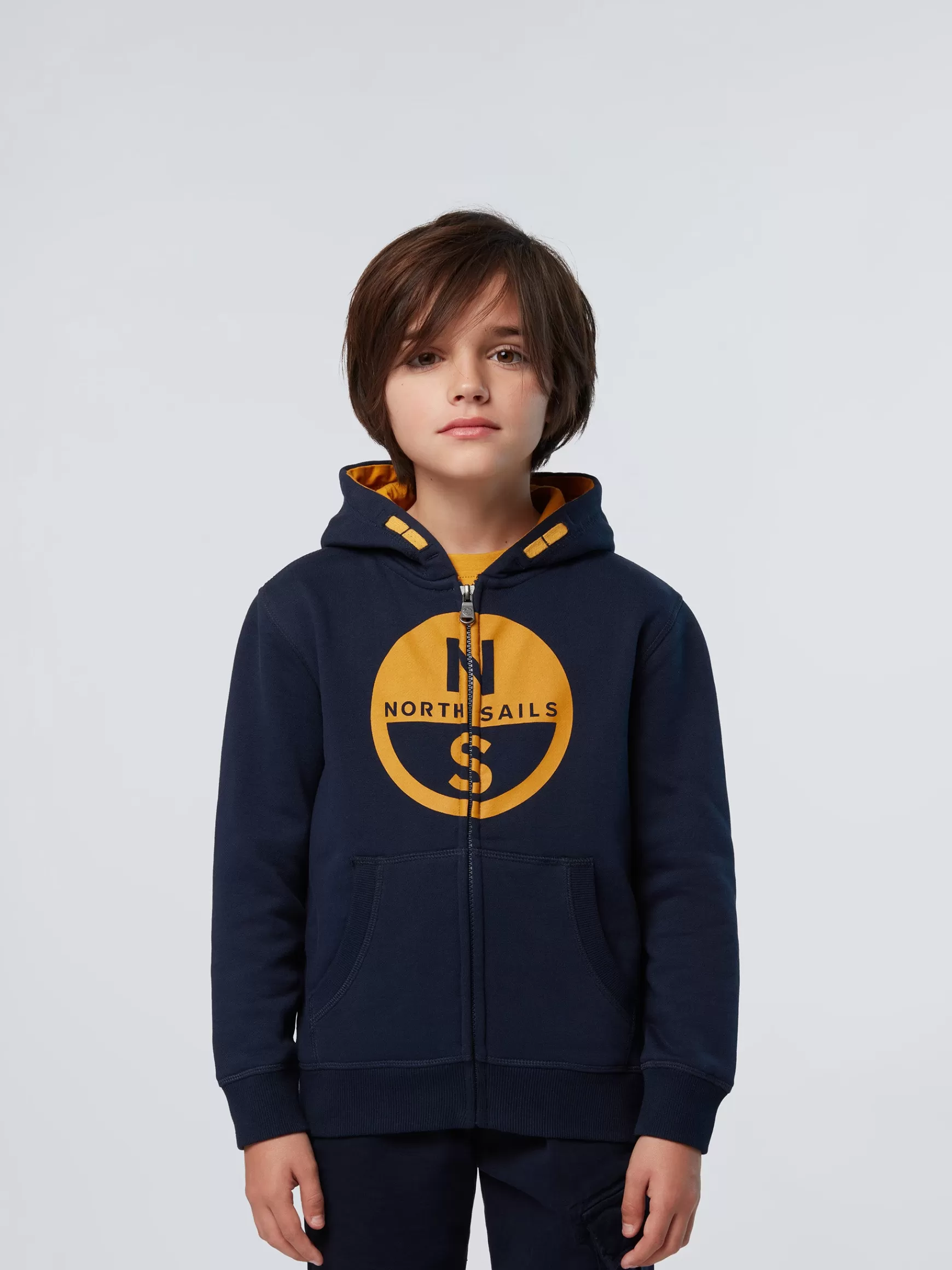 North Sails Felpa con cappuccio e zip> Felpe
