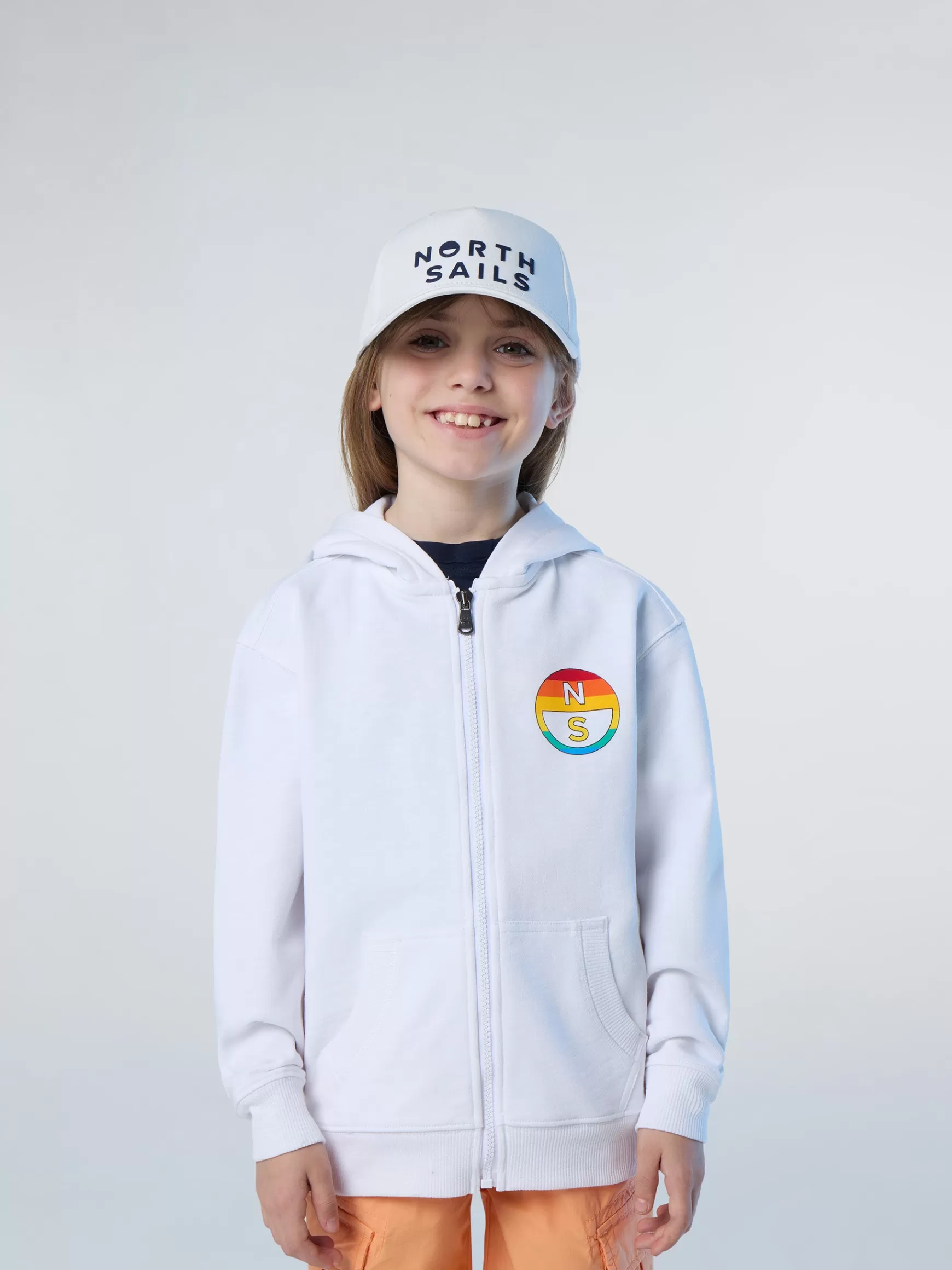 North Sails Felpa con cappuccio e zip> Outlet