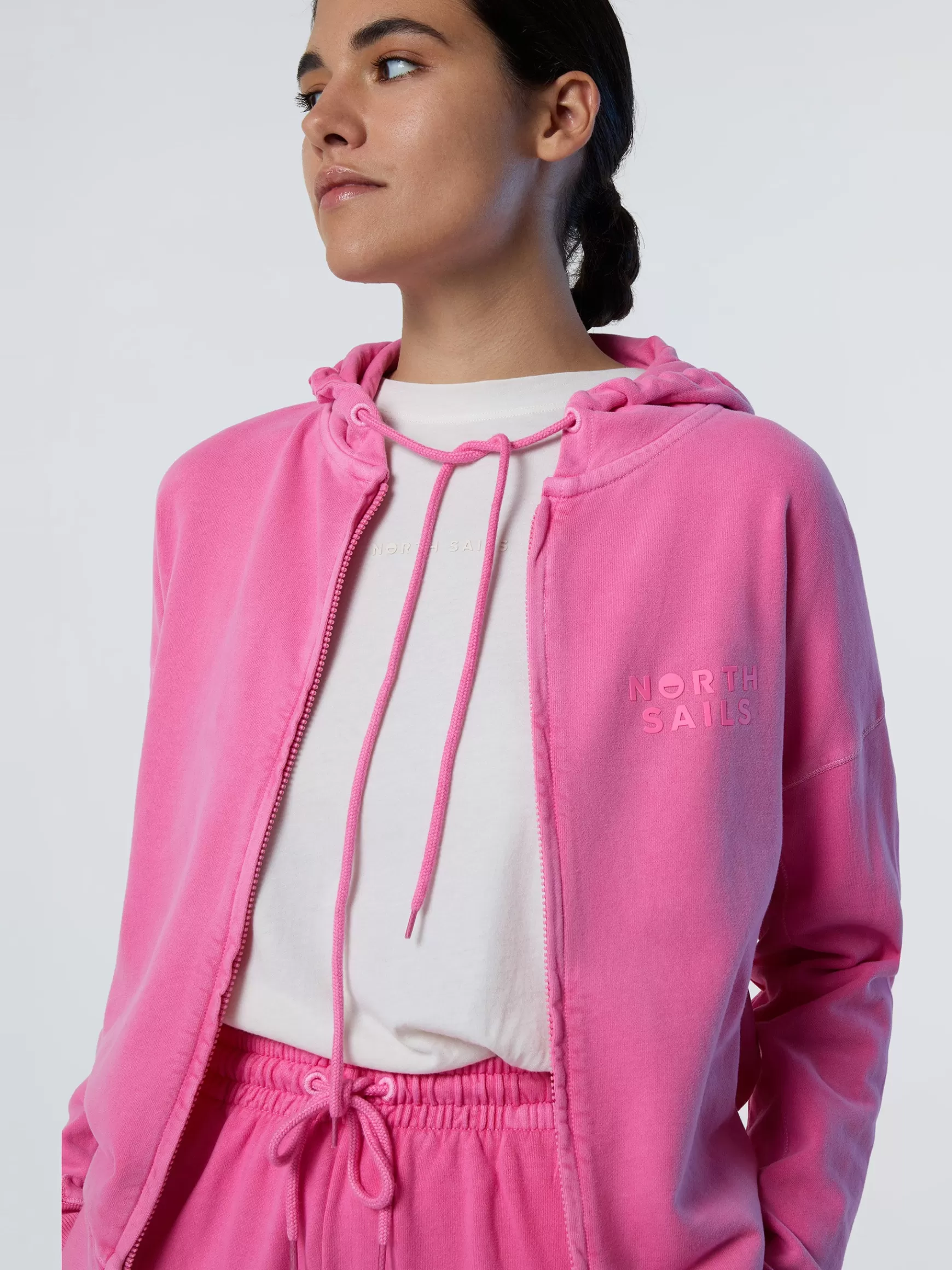 North Sails Felpa con cappuccio e zip>Donna Outlet | Felpe