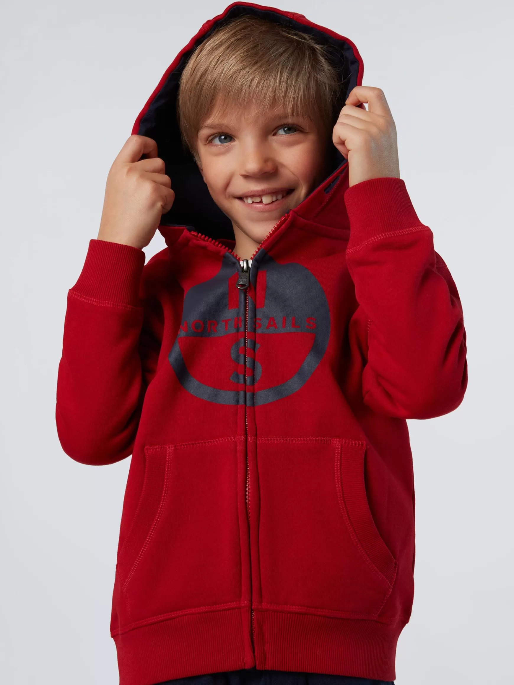 North Sails Felpa con cappuccio e zip> Felpe