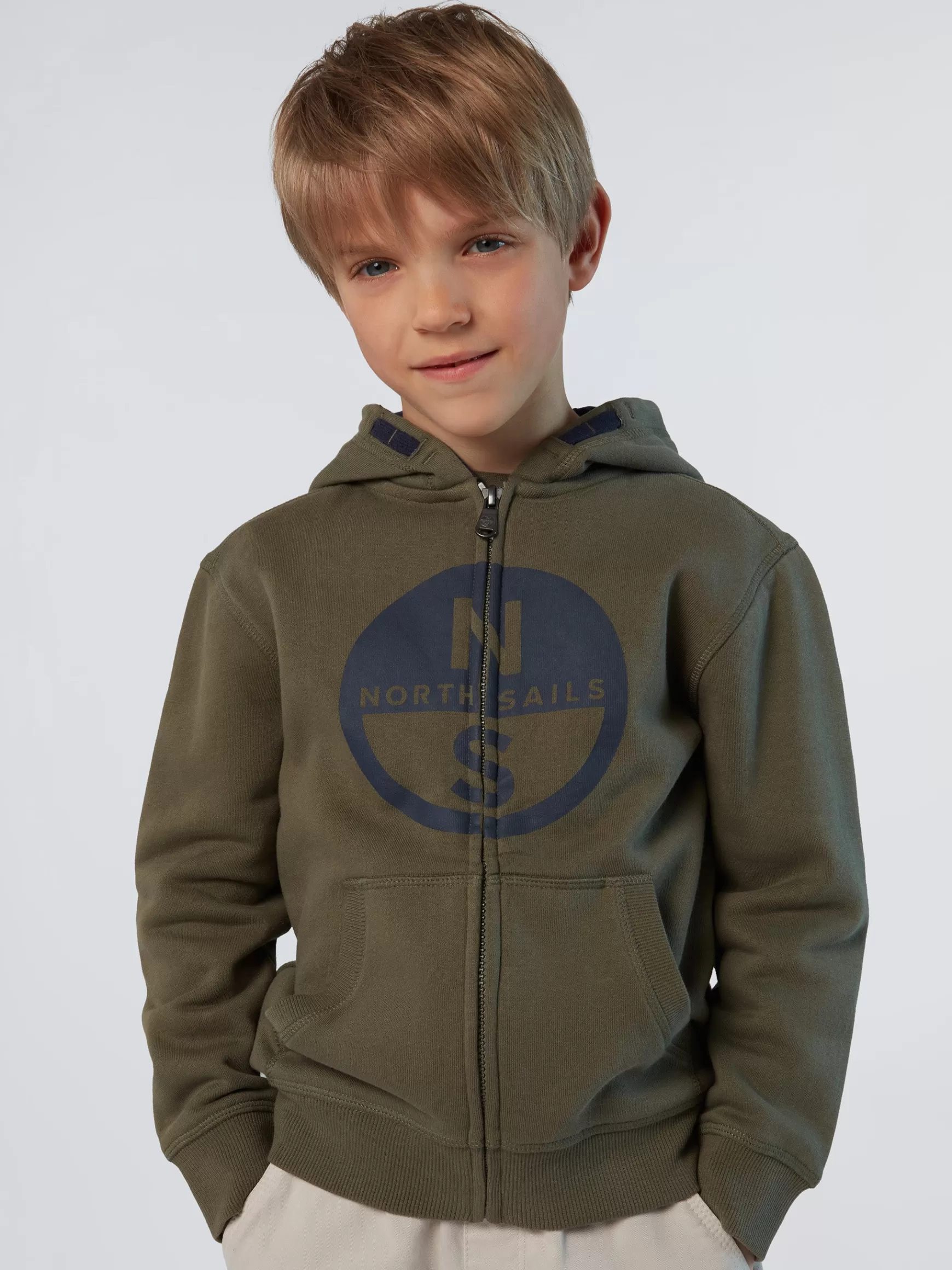 North Sails Felpa con cappuccio e zip> Felpe