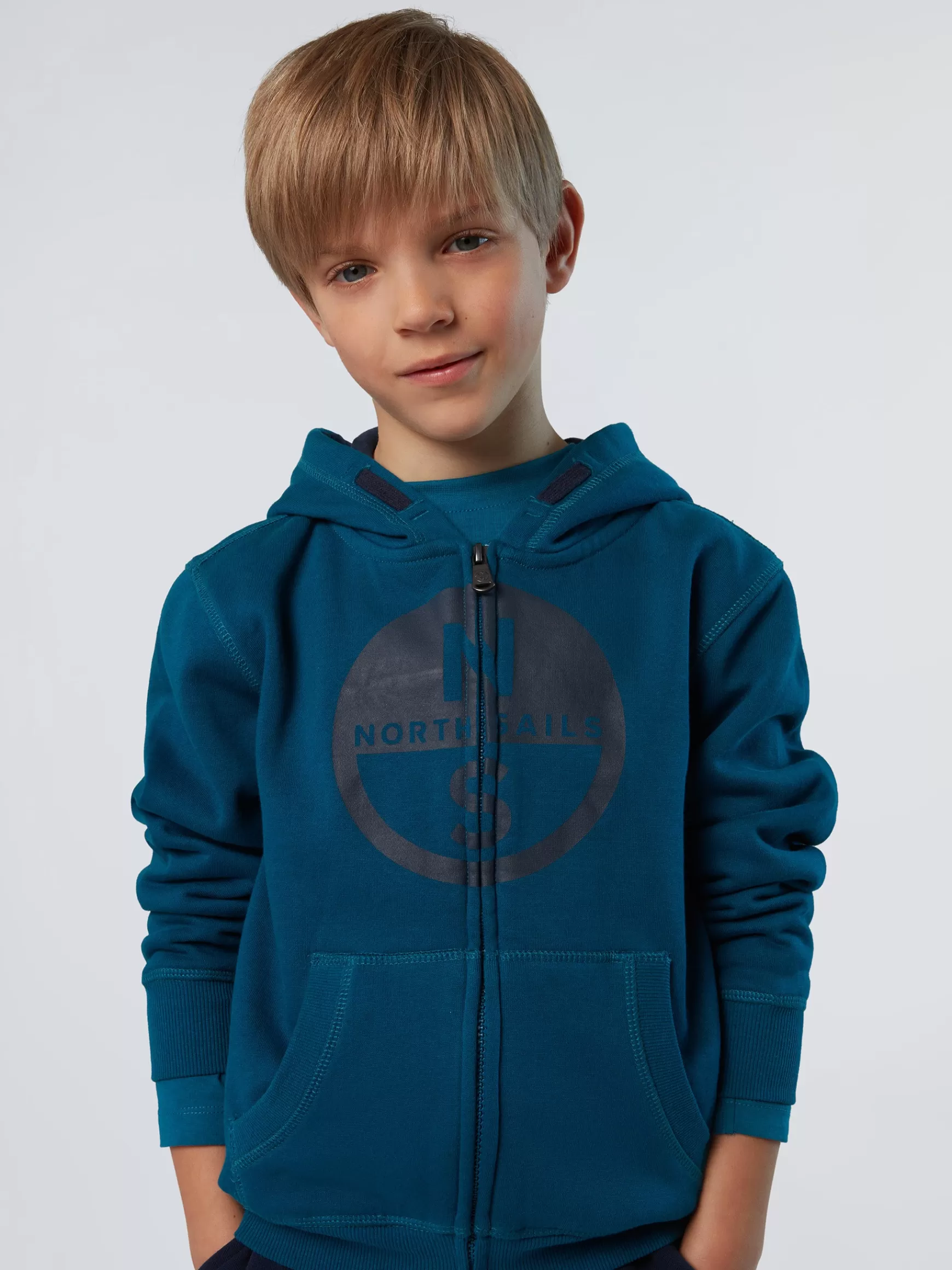 North Sails Felpa con cappuccio e zip> Felpe