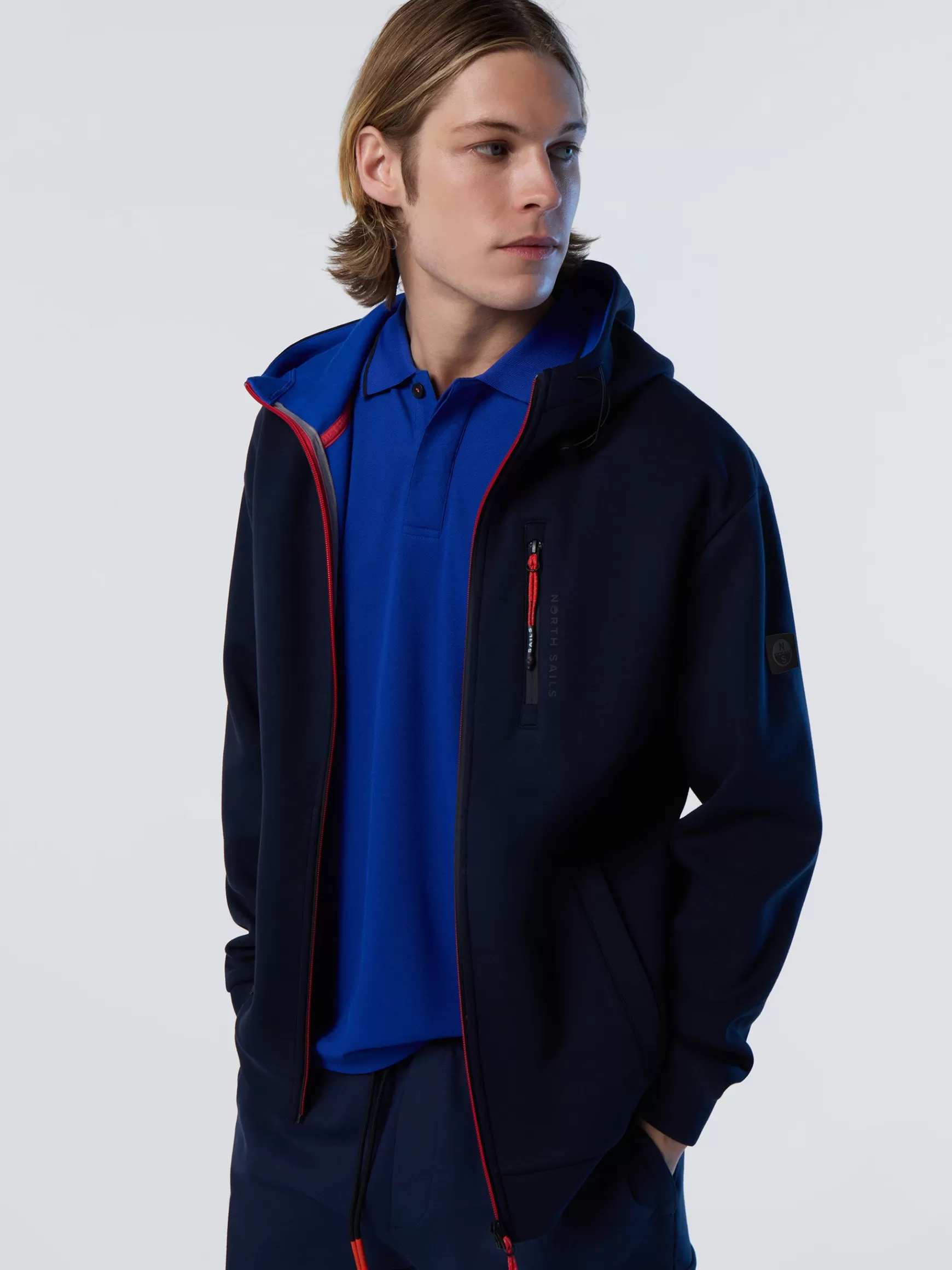 North Sails Felpa con cappuccio in scuba>Uomo Outlet | Felpe