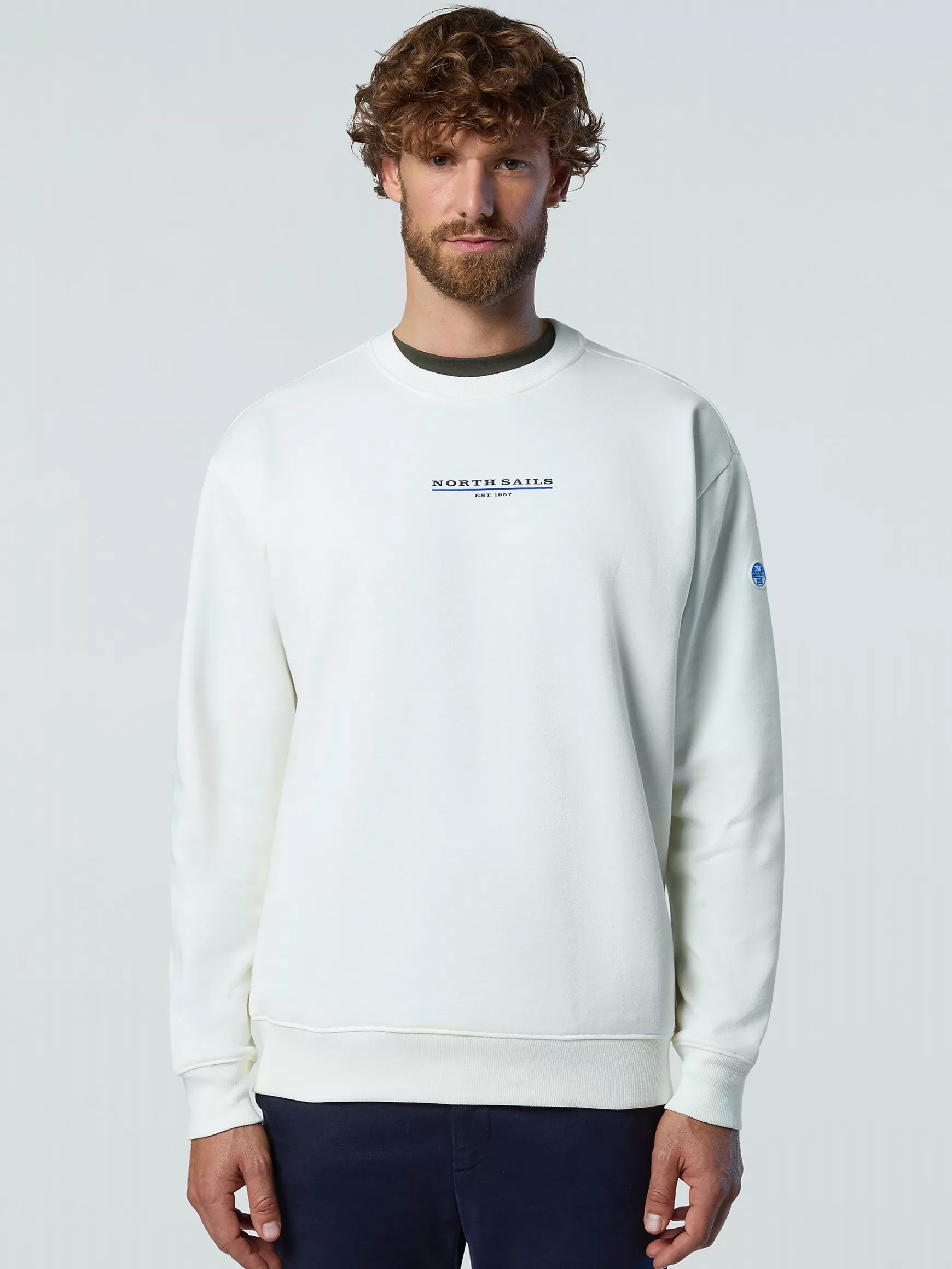 North Sails Felpa con logo in gomma>Uomo Outlet | Felpe