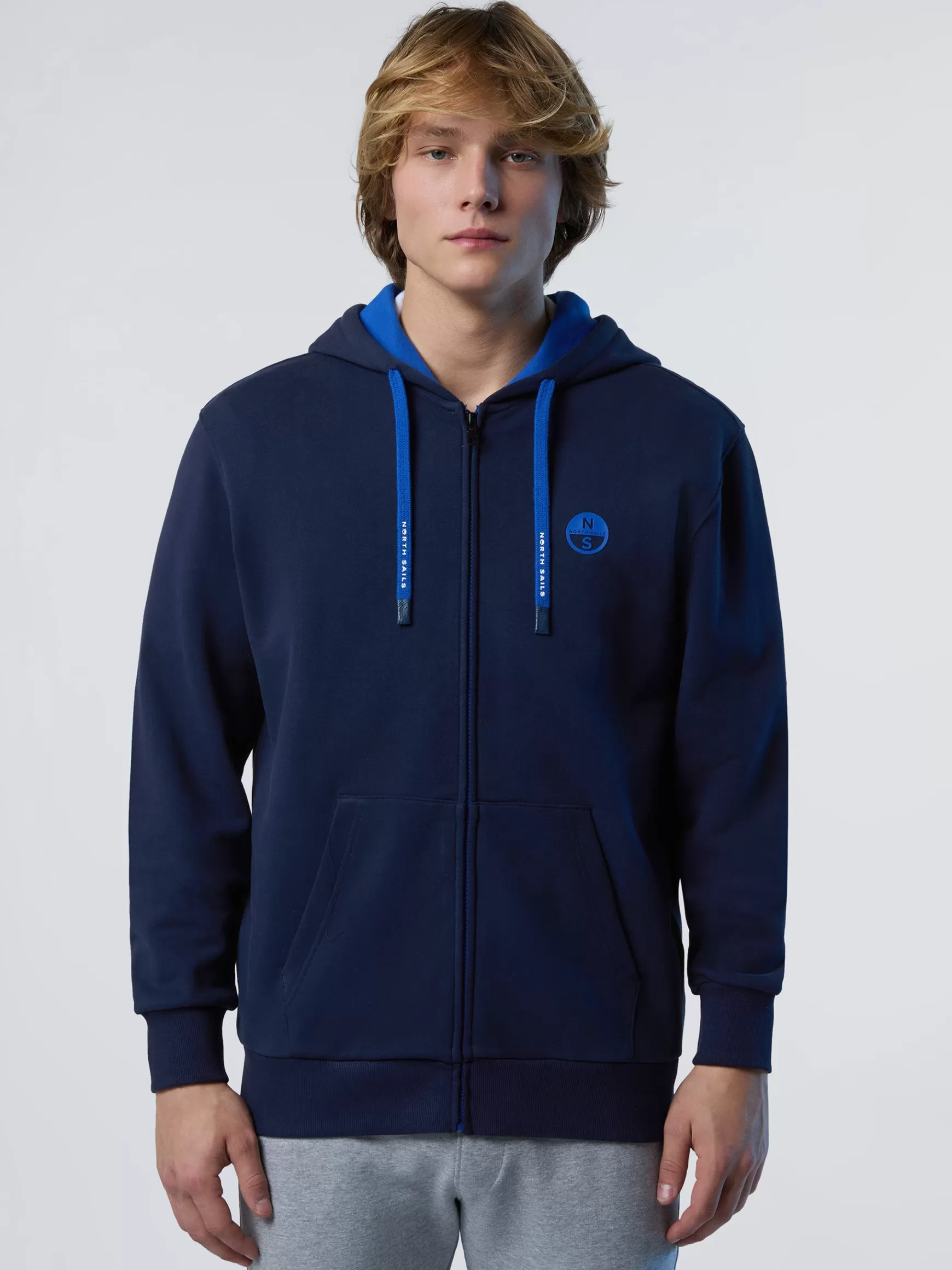 North Sails Felpa con logo in gomma>Uomo Outlet | Felpe