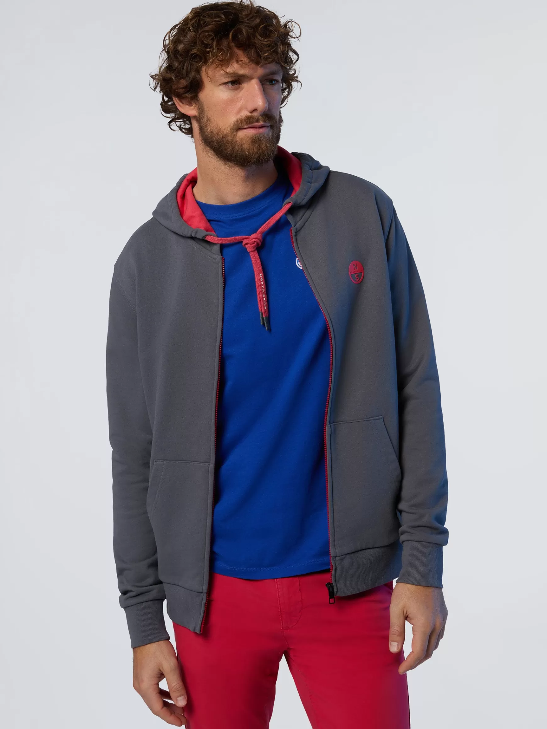 North Sails Felpa con logo in gomma>Uomo Outlet | Felpe