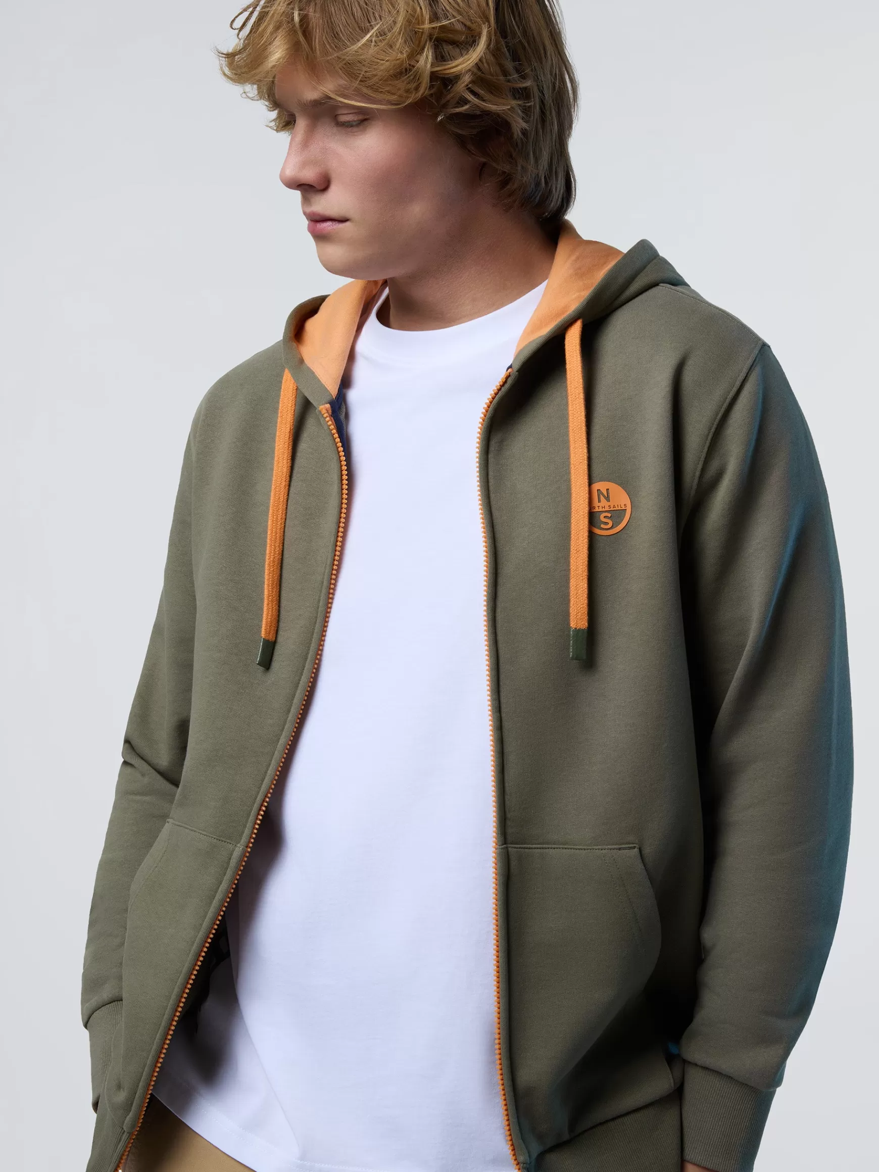 North Sails Felpa con logo in gomma>Uomo Outlet | Felpe