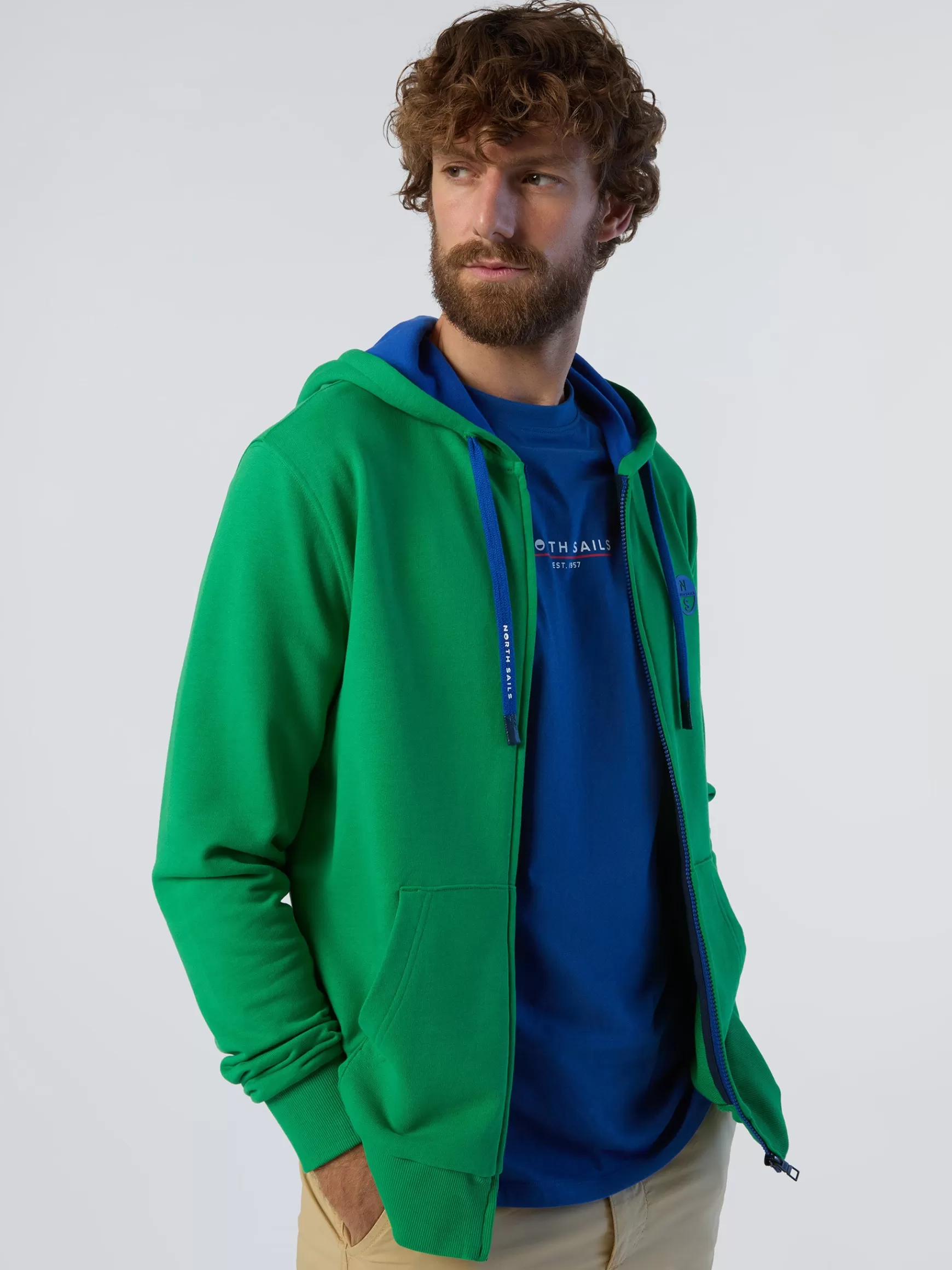 North Sails Felpa con logo in gomma>Uomo Outlet | Felpe