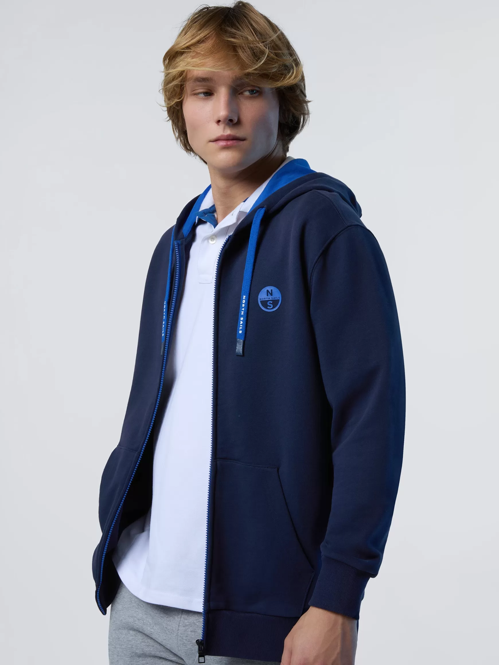 North Sails Felpa con logo in gomma>Uomo Outlet | Felpe