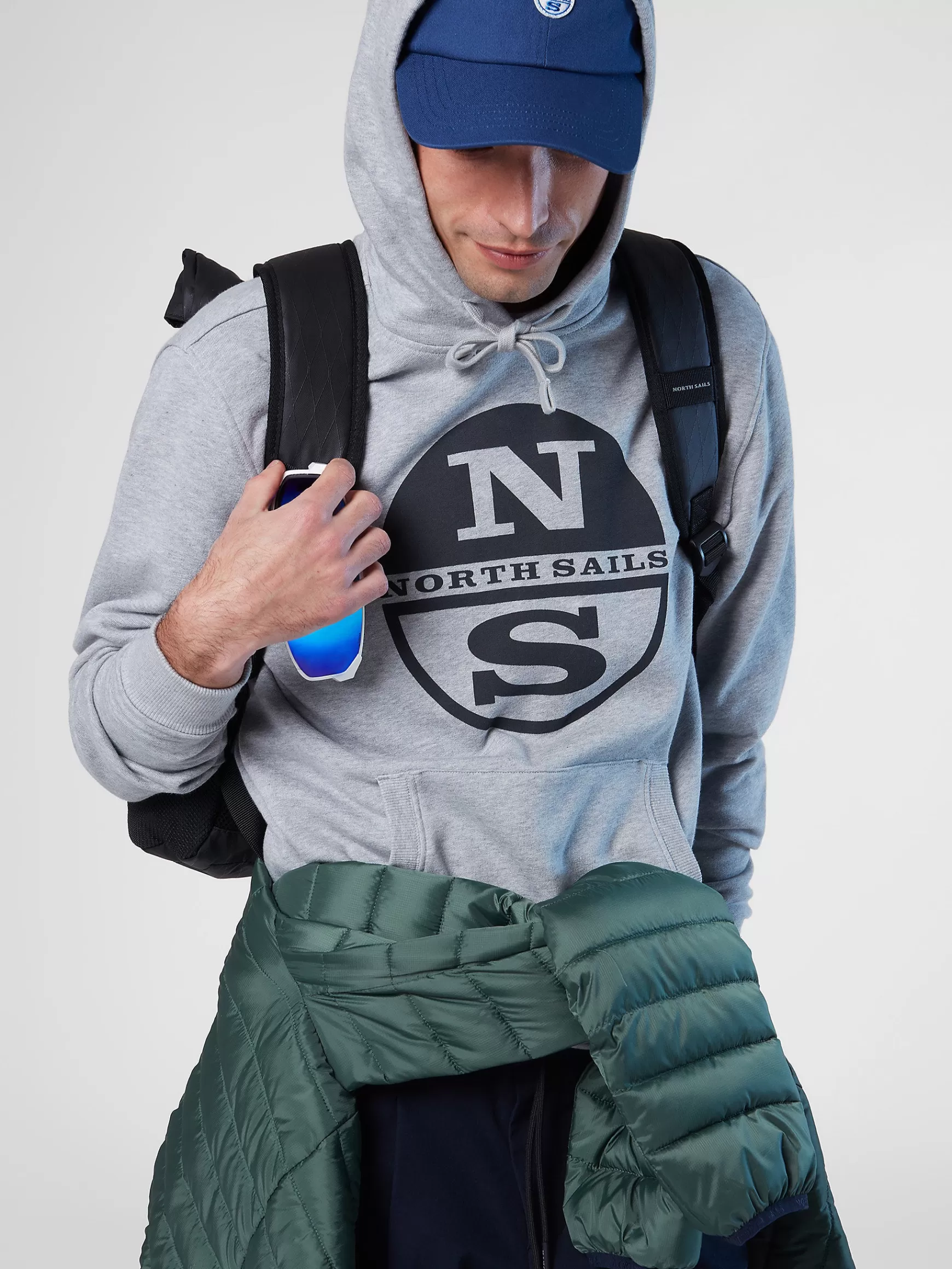 North Sails Felpa con maxi logo>Uomo Outlet | Felpe