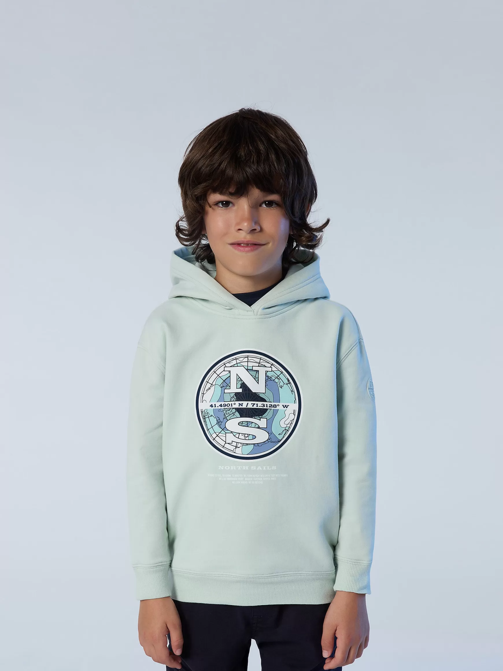 North Sails Felpa con maxi stampa> Outlet
