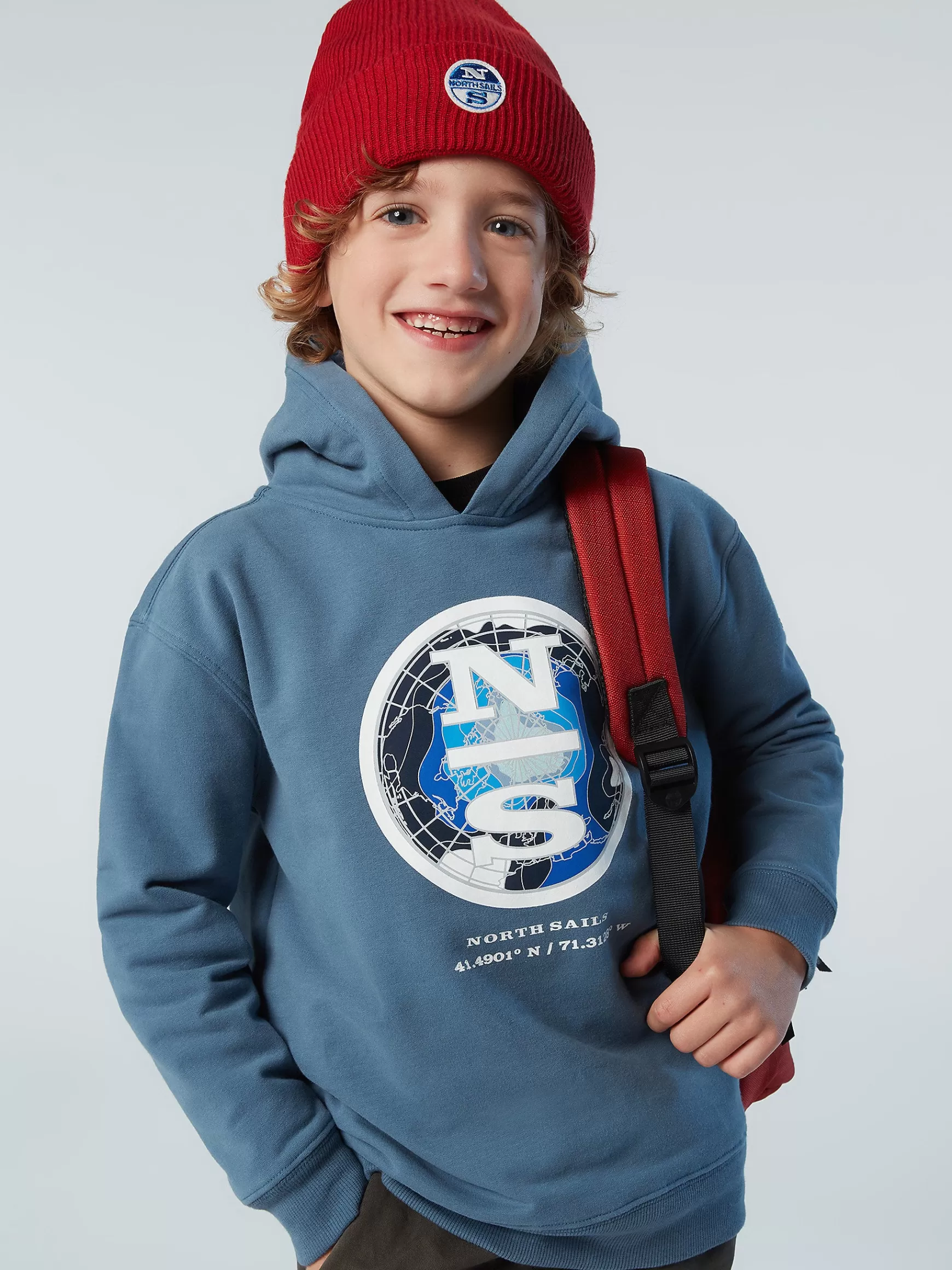 North Sails Felpa con maxi stampa> Outlet