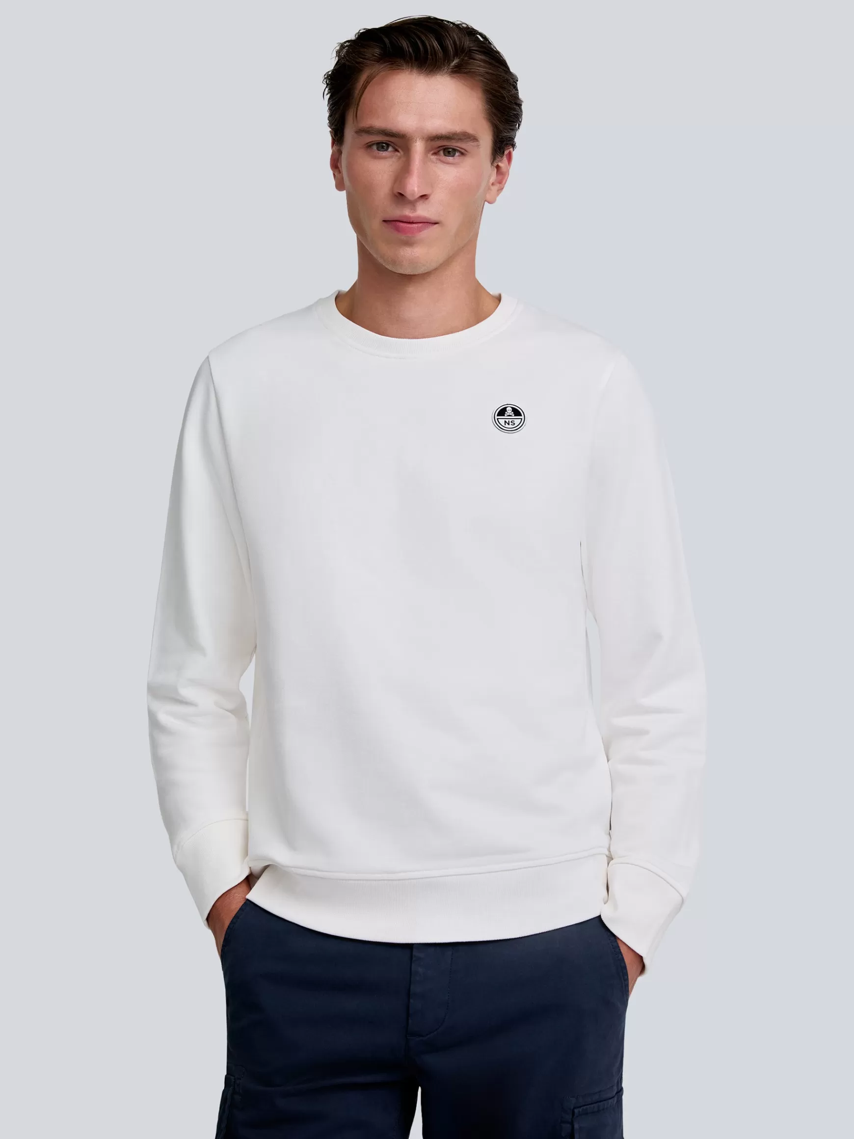 North Sails Felpa con patch logo>Uomo Felpe