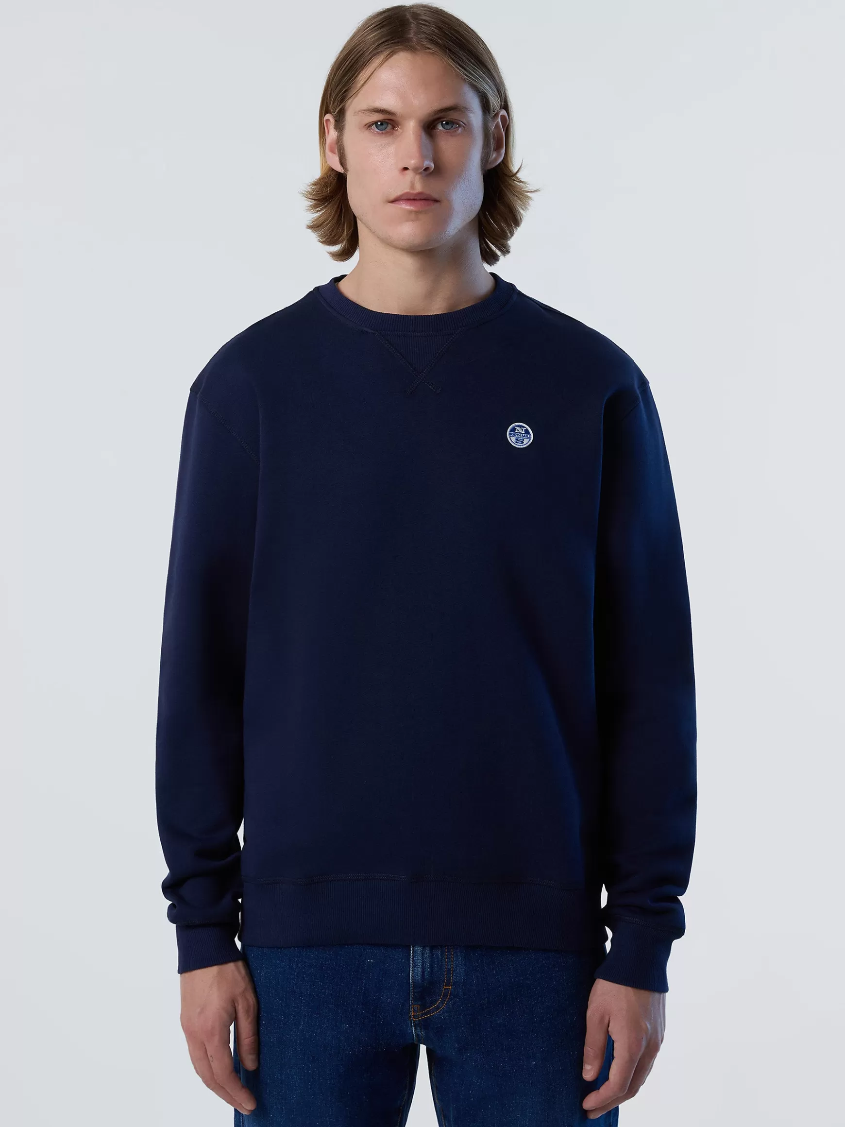 North Sails Felpa con patch>Uomo Outlet | Felpe
