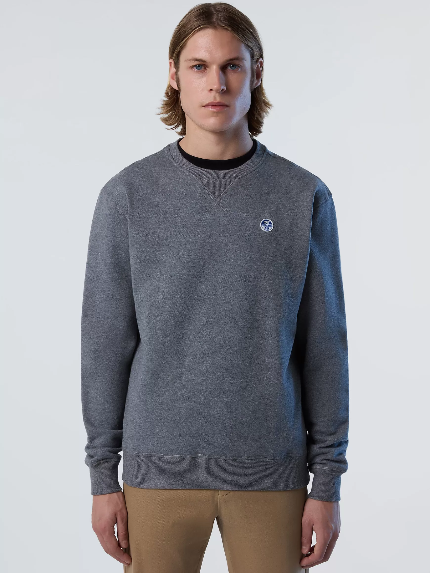 North Sails Felpa con patch>Uomo Outlet | Felpe
