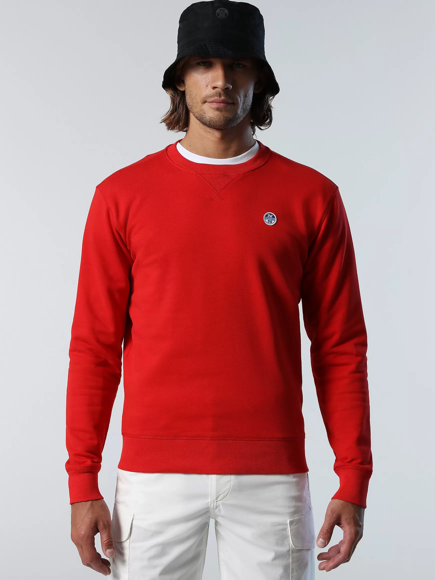 North Sails Felpa con patch>Uomo Outlet | Felpe