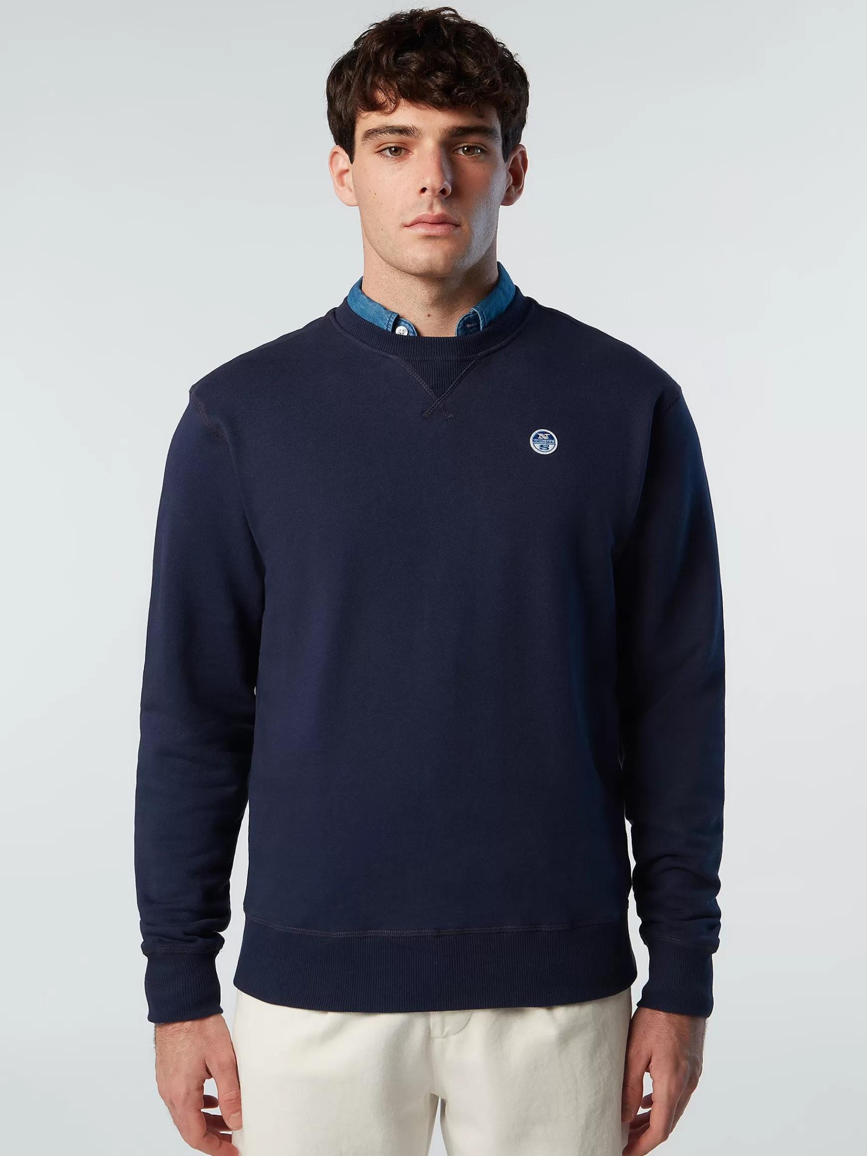 North Sails Felpa con patch>Uomo Outlet | Felpe