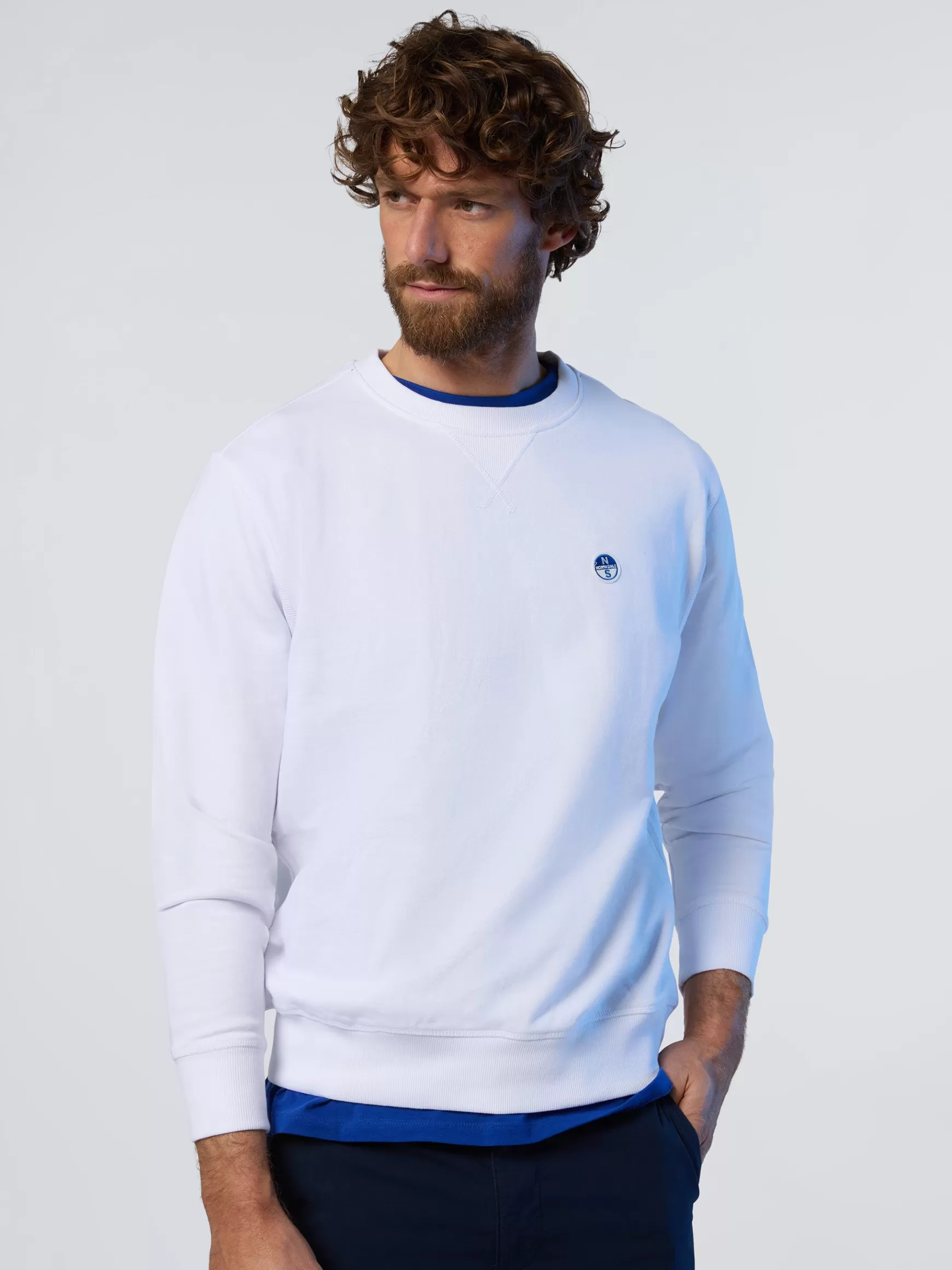 North Sails Felpa con patch>Uomo Outlet | Felpe