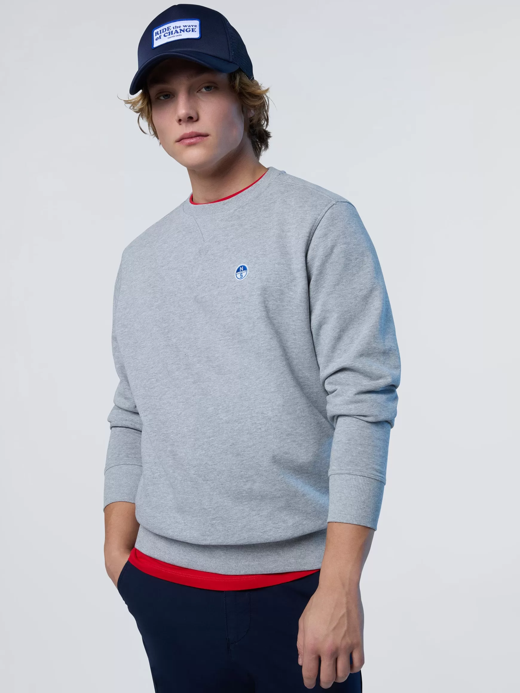 North Sails Felpa con patch>Uomo Outlet | Felpe