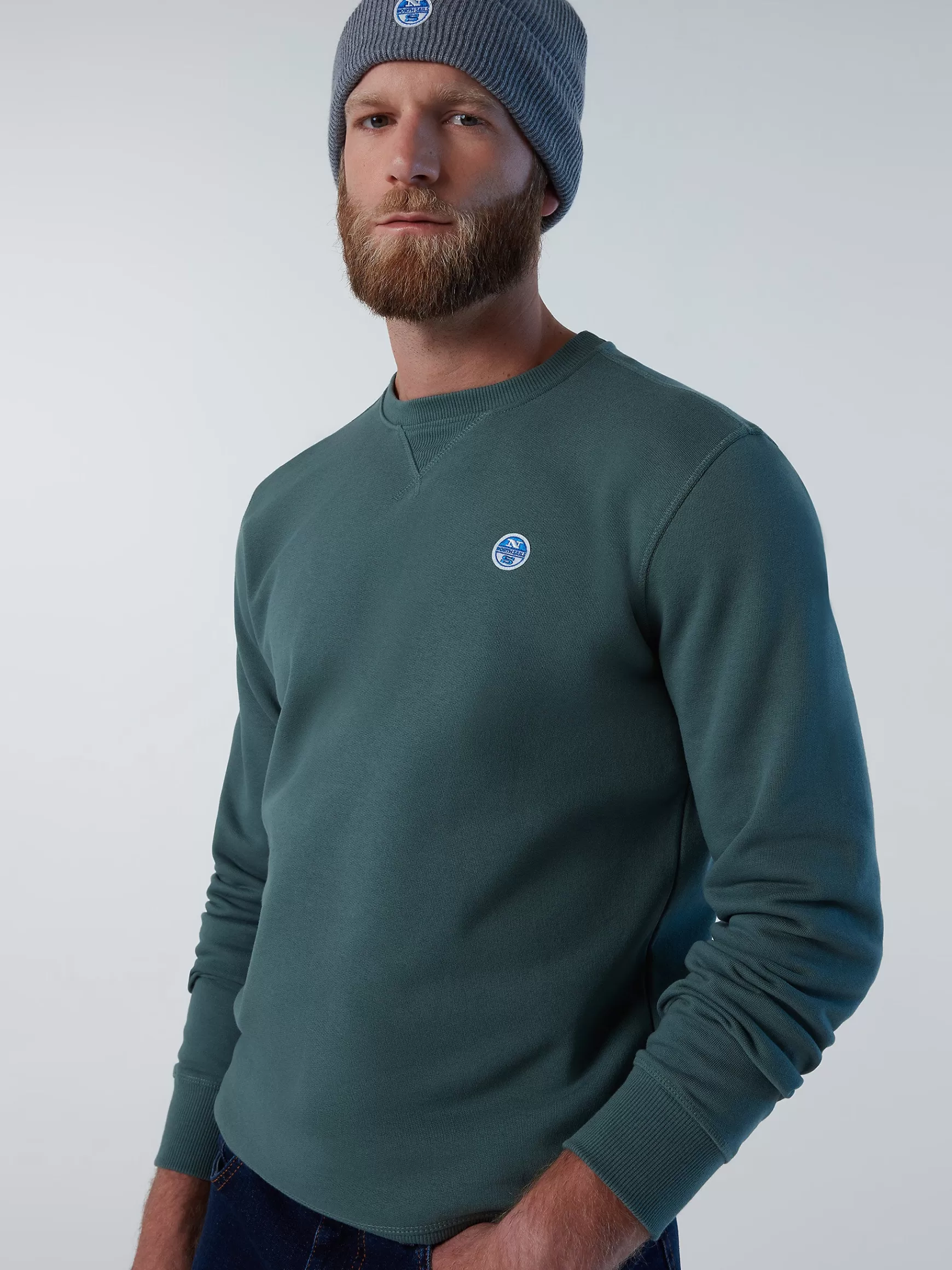North Sails Felpa con patch>Uomo Outlet | Felpe
