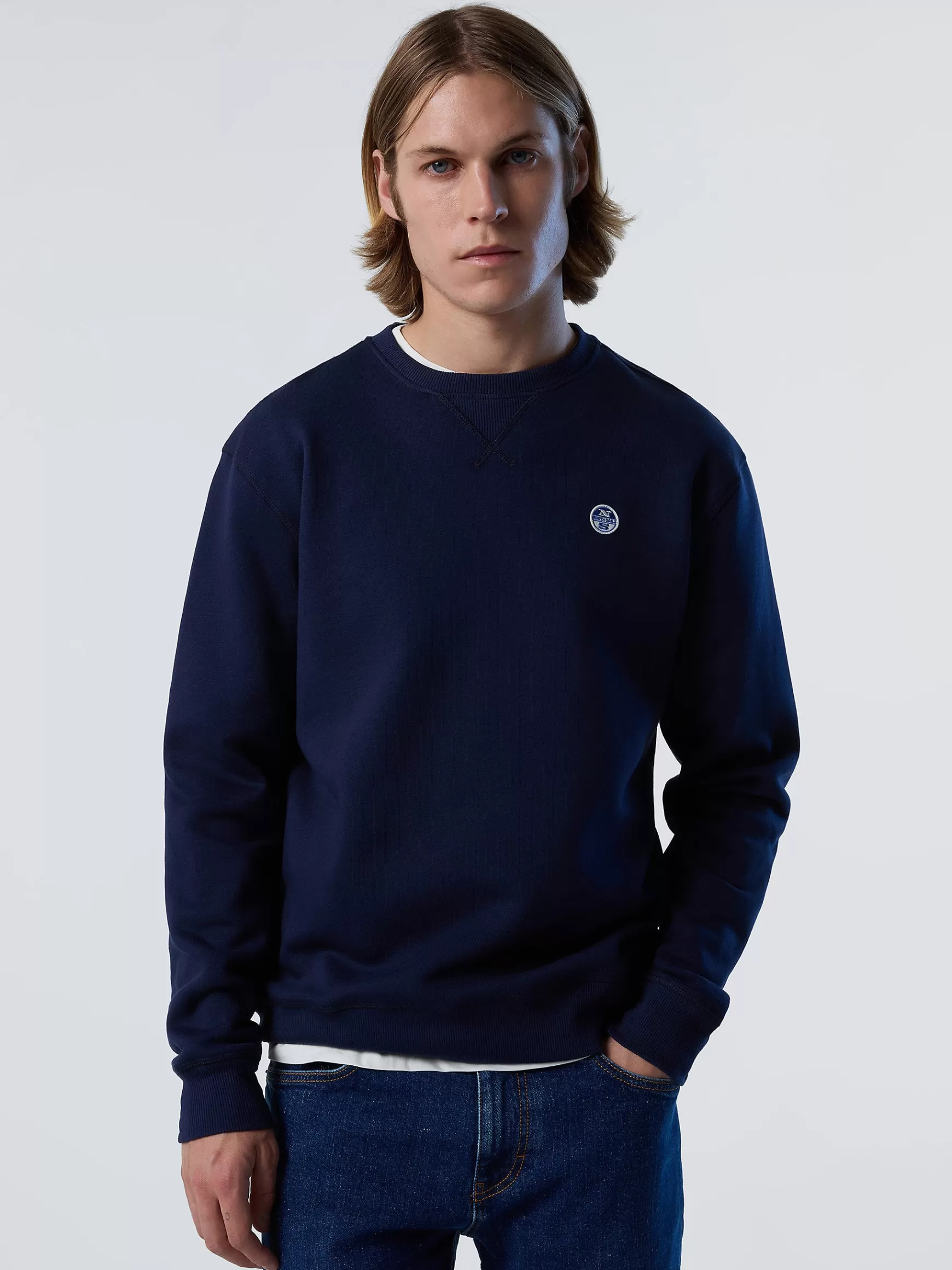 North Sails Felpa con patch>Uomo Outlet | Felpe