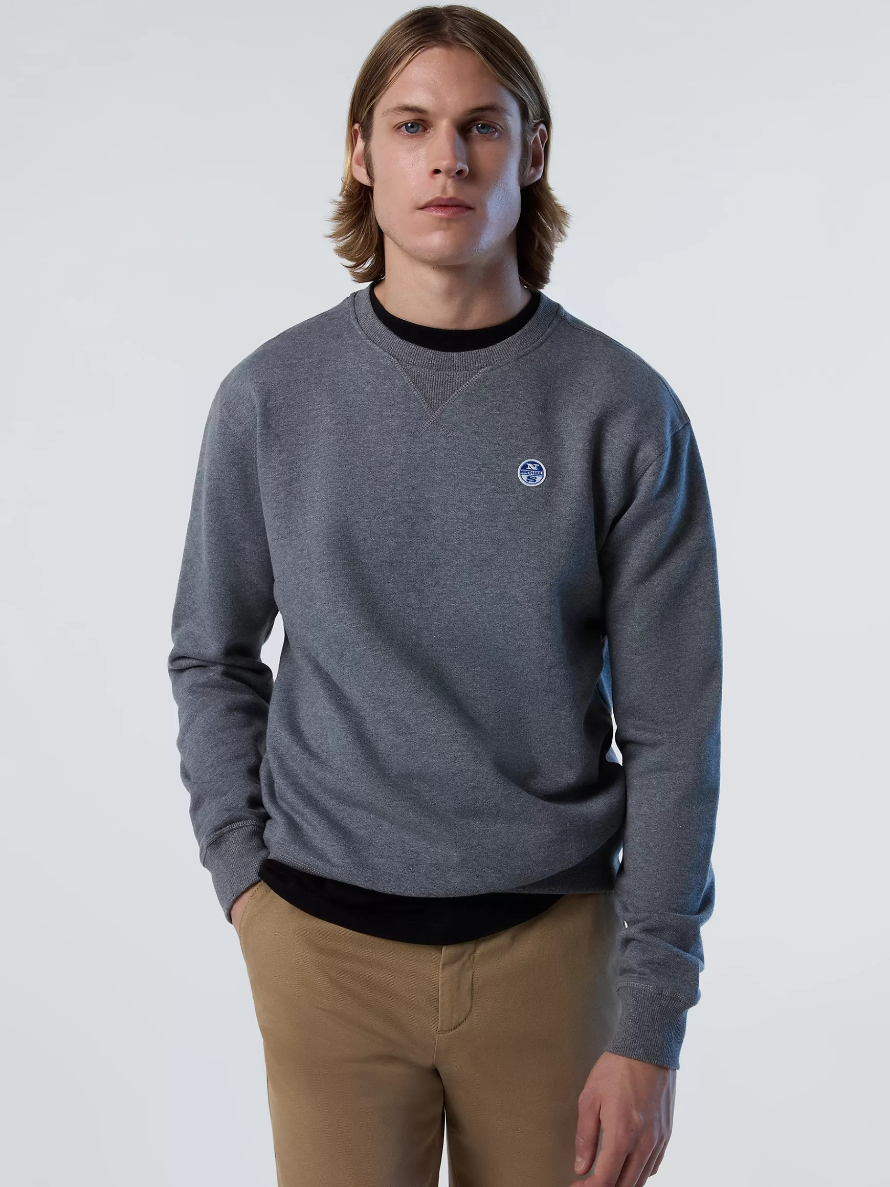 North Sails Felpa con patch>Uomo Outlet | Felpe