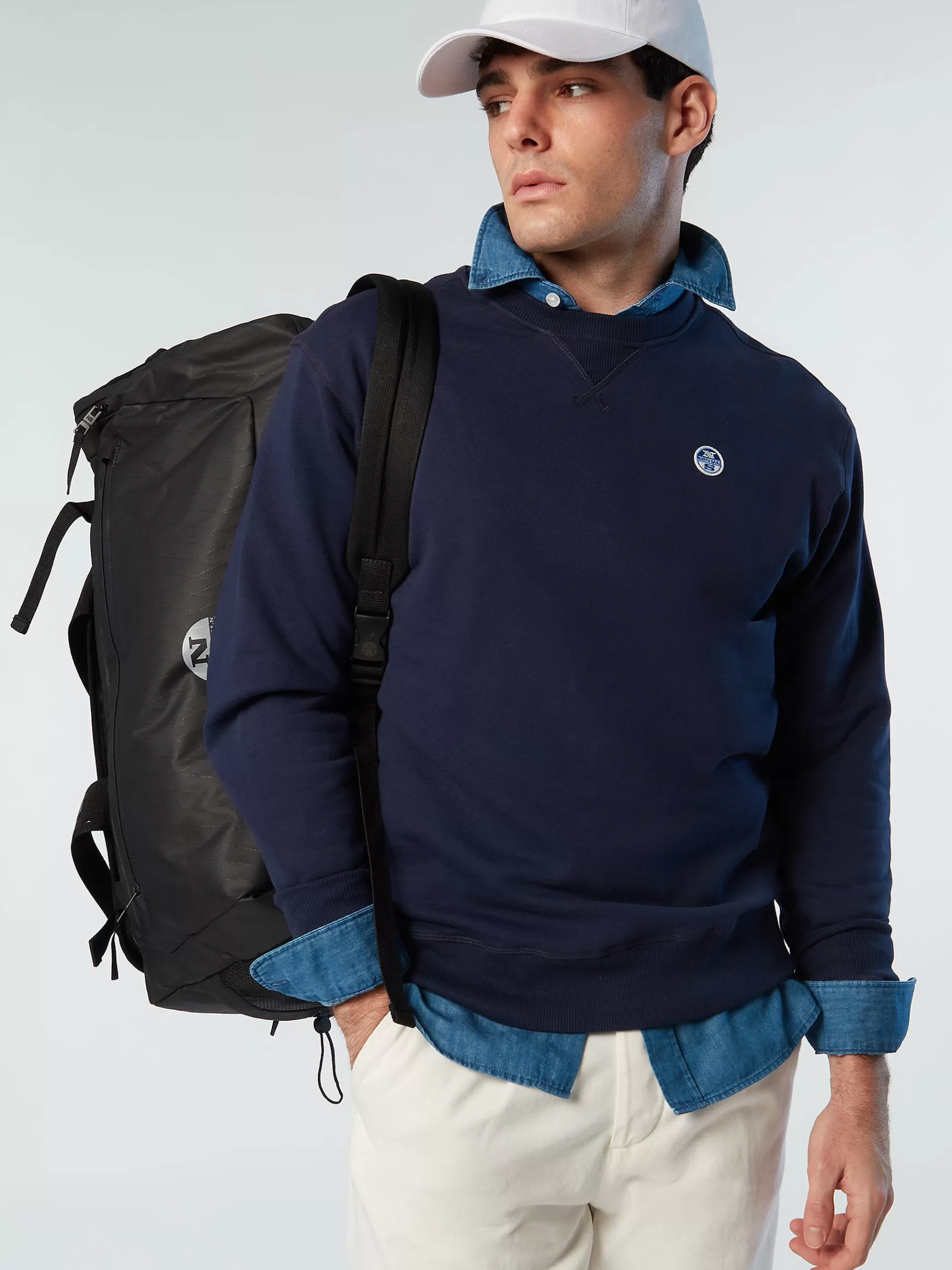 North Sails Felpa con patch>Uomo Outlet | Felpe