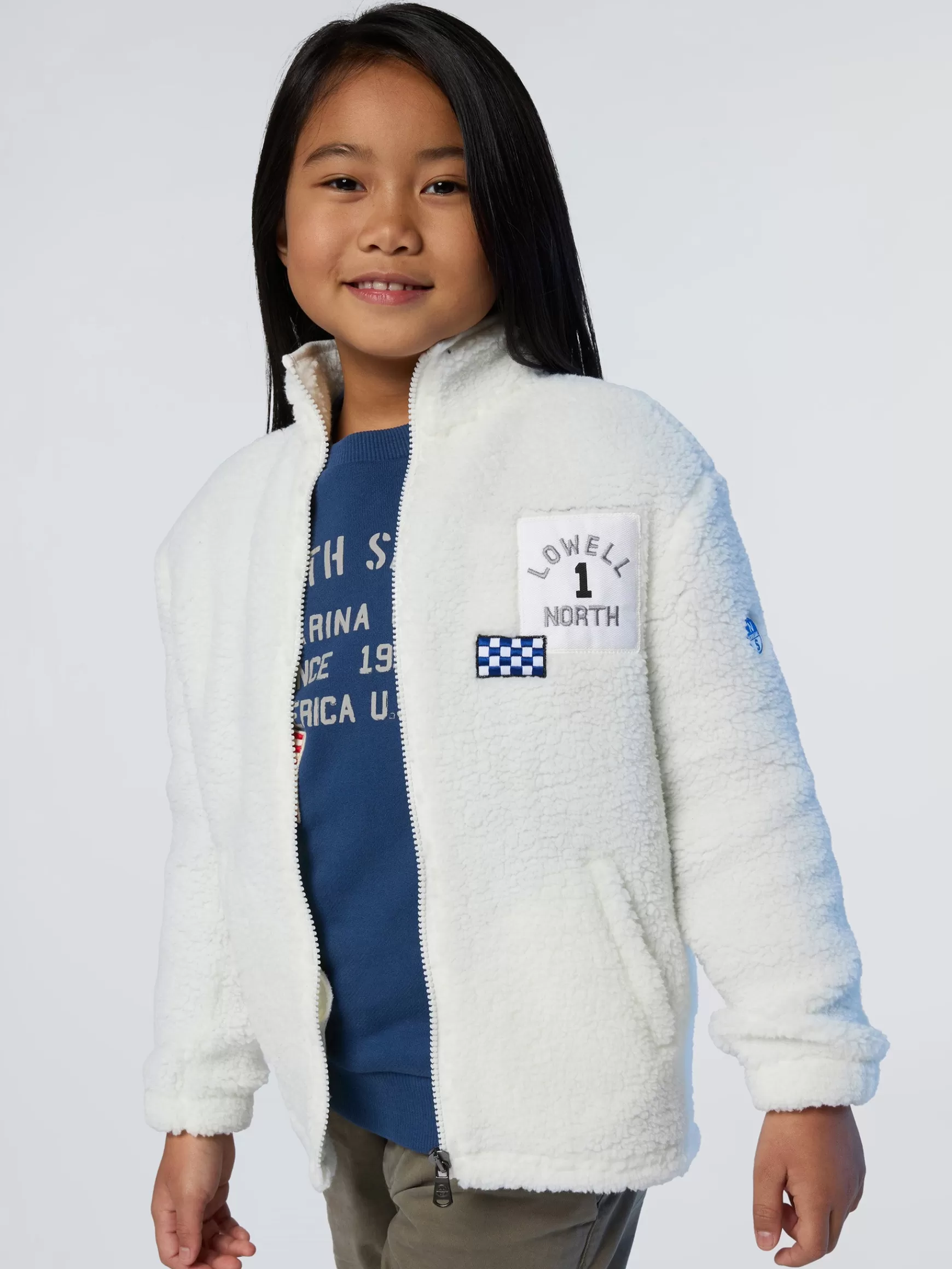 North Sails Felpa con patch riciclate> Felpe