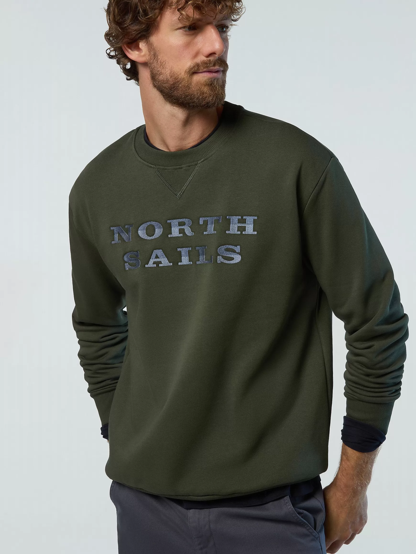North Sails Felpa con ricamo>Uomo Outlet | Felpe