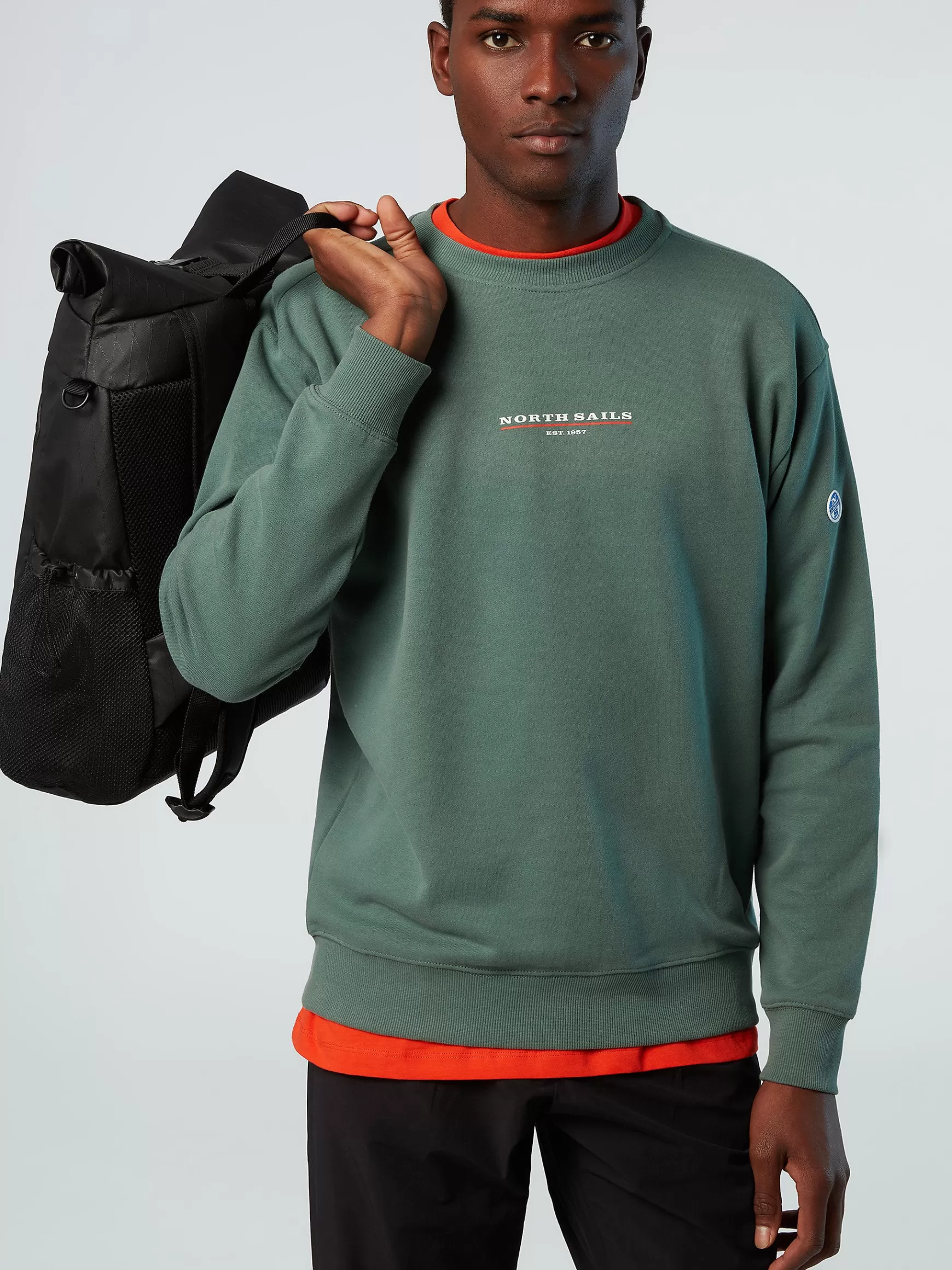 North Sails Felpa con stampa lettering>Uomo Outlet | Felpe