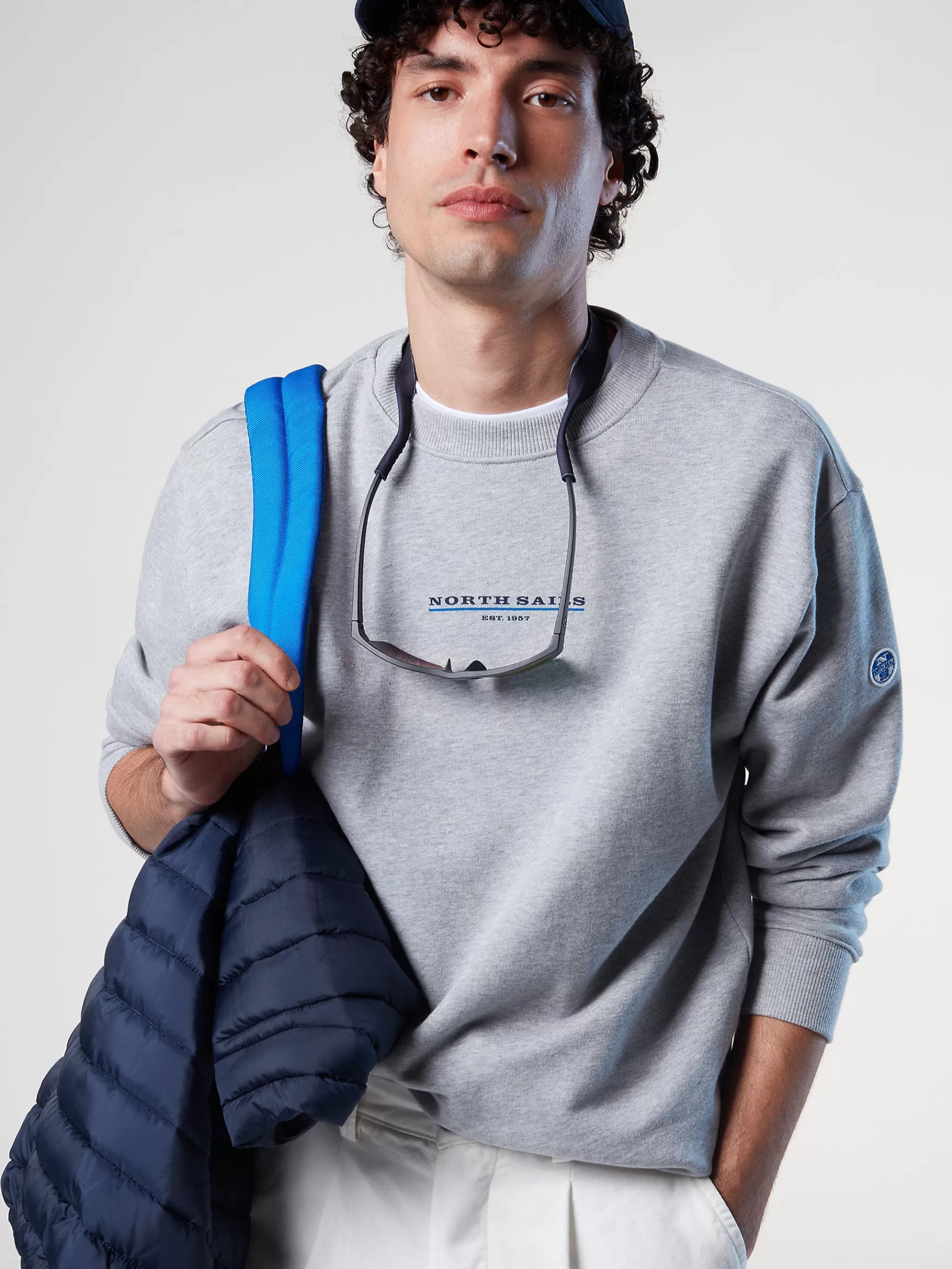 North Sails Felpa con stampa lettering>Uomo Outlet | Felpe