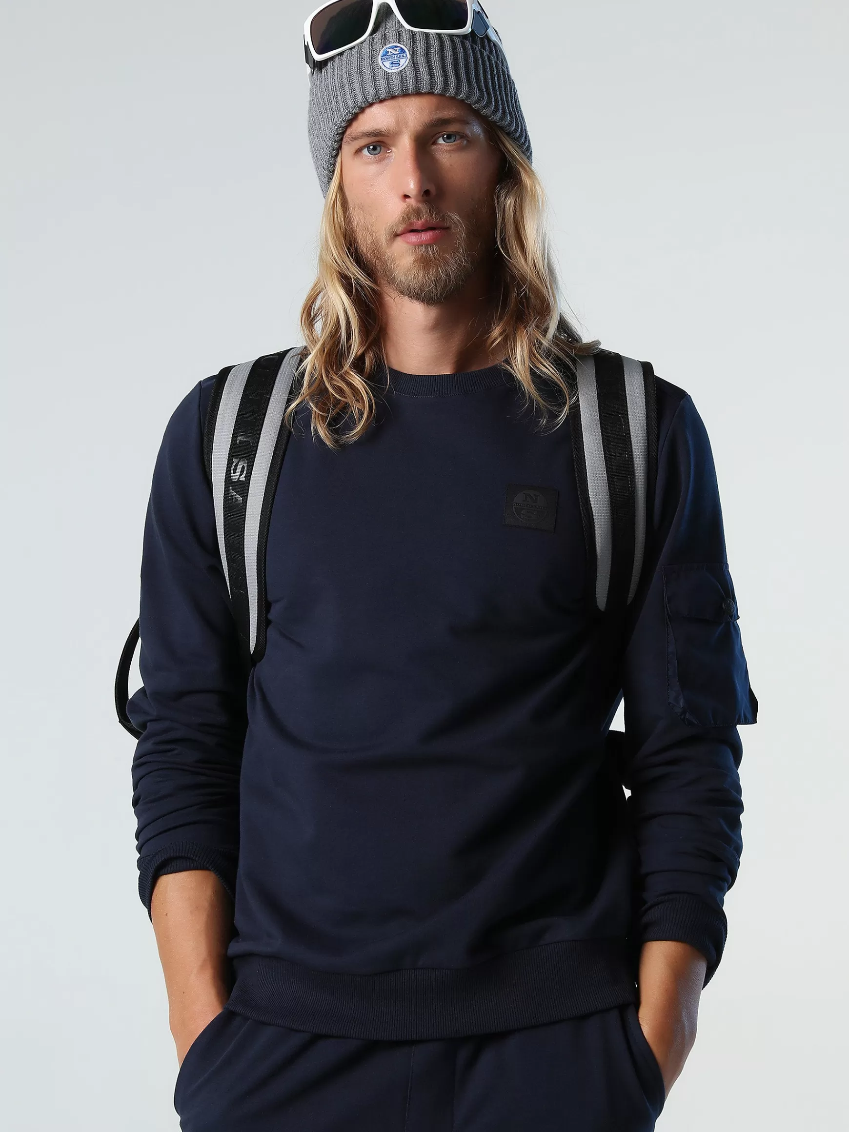 North Sails Felpa con tasca>Uomo Outlet | Felpe