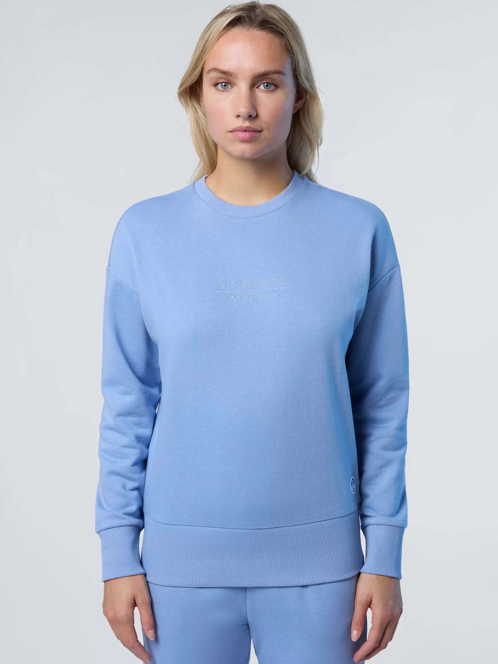 North Sails Felpa girocollo con ricamato>Donna Shop By Look | Felpe