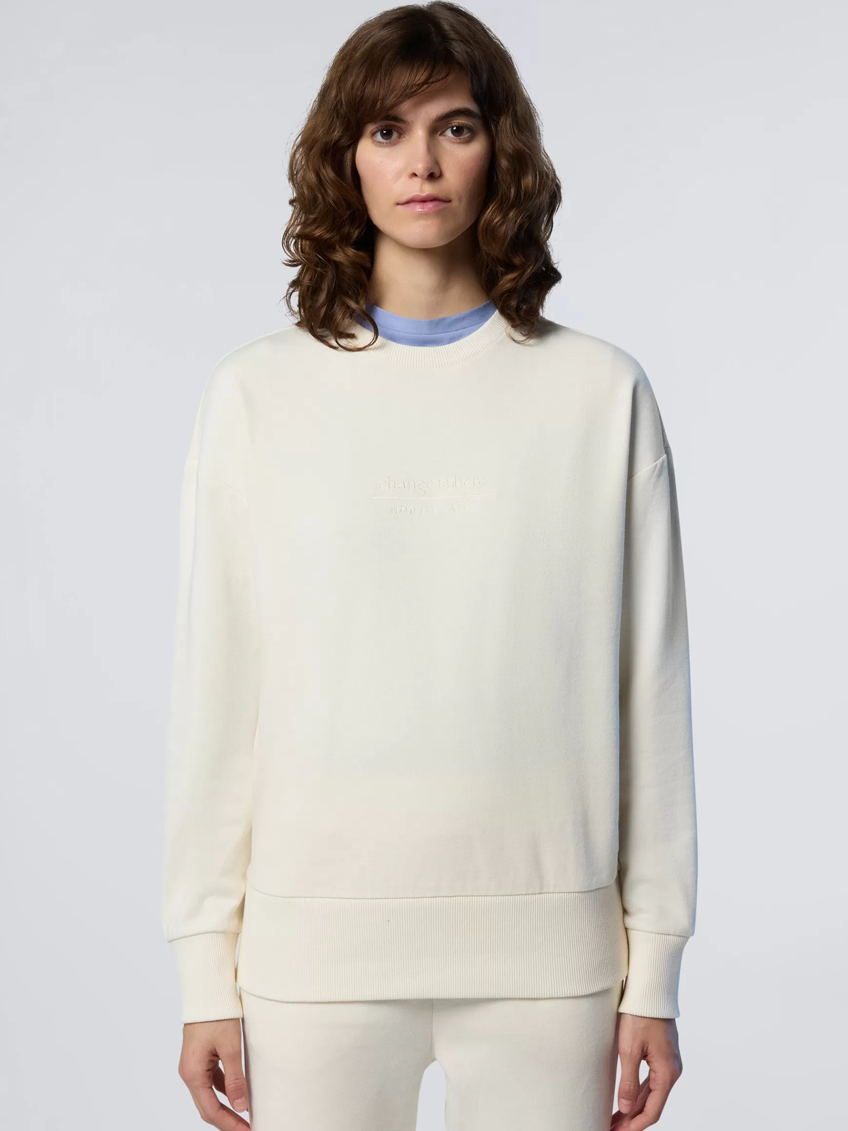 North Sails Felpa girocollo con ricamato>Donna Shop By Look | Felpe