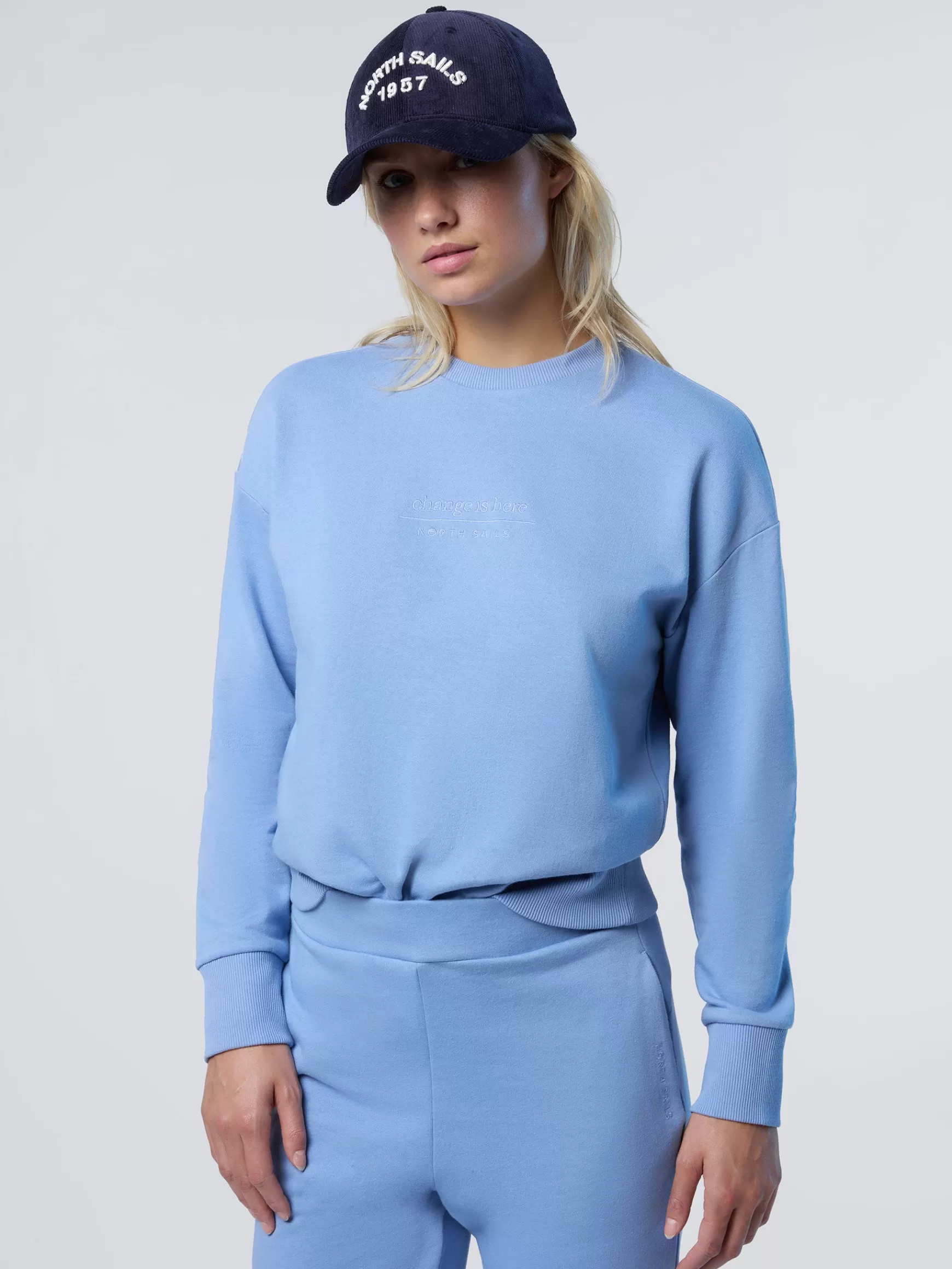 North Sails Felpa girocollo con ricamato>Donna Shop By Look | Felpe