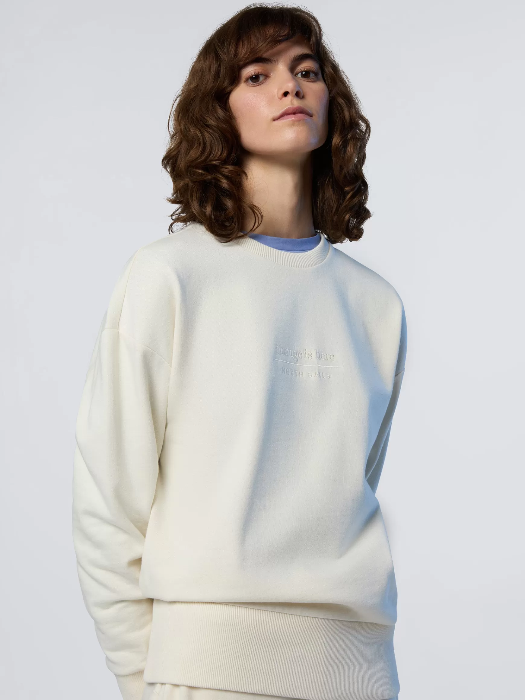 North Sails Felpa girocollo con ricamato>Donna Shop By Look | Felpe