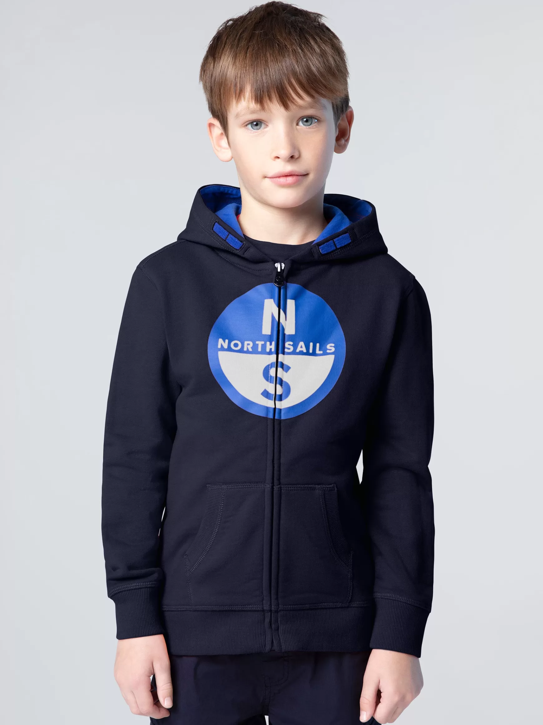 North Sails Felpa hoodie con maxi logo> Outlet