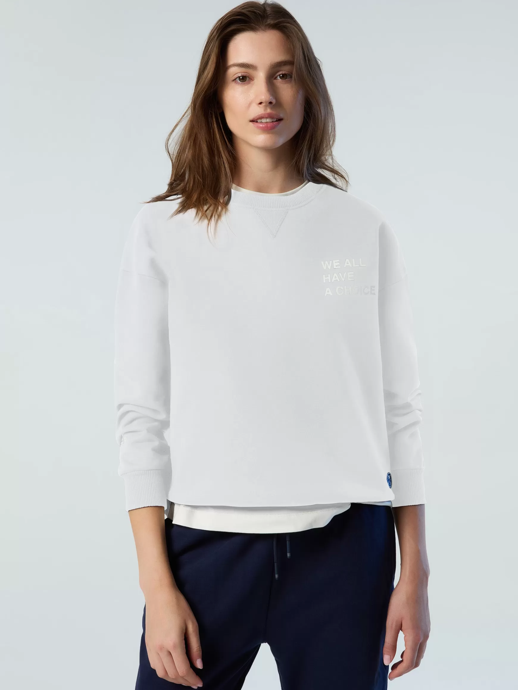 North Sails Felpa in cotone organico>Donna Outlet | Felpe