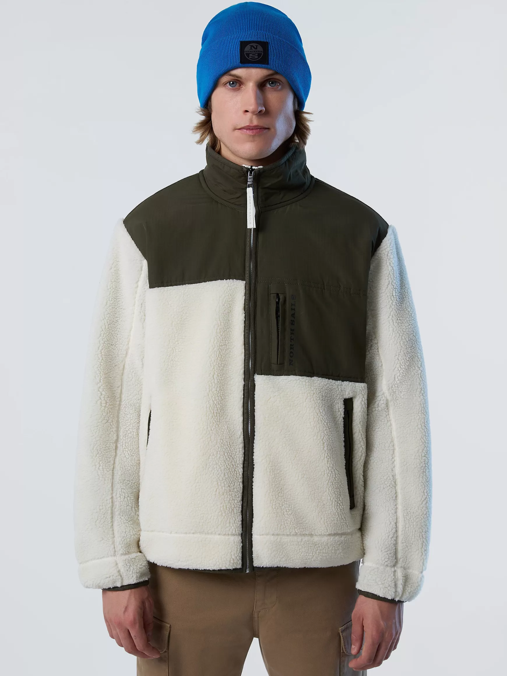 North Sails Felpa in pile e ripstop>Uomo Outlet | Felpe