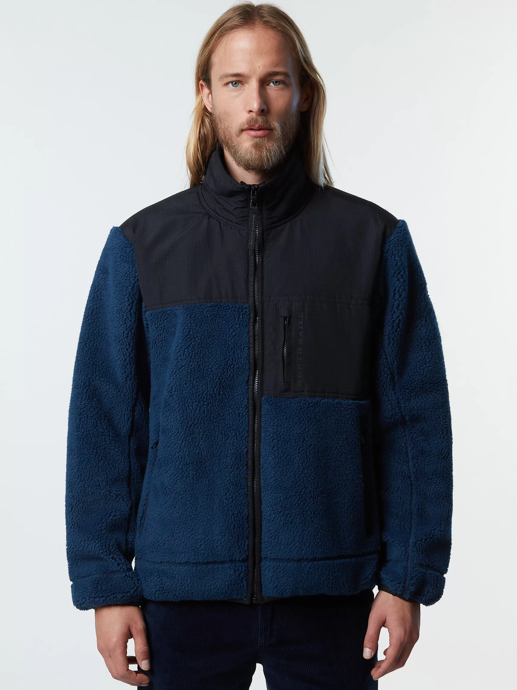North Sails Felpa in pile e ripstop>Uomo Outlet | Felpe