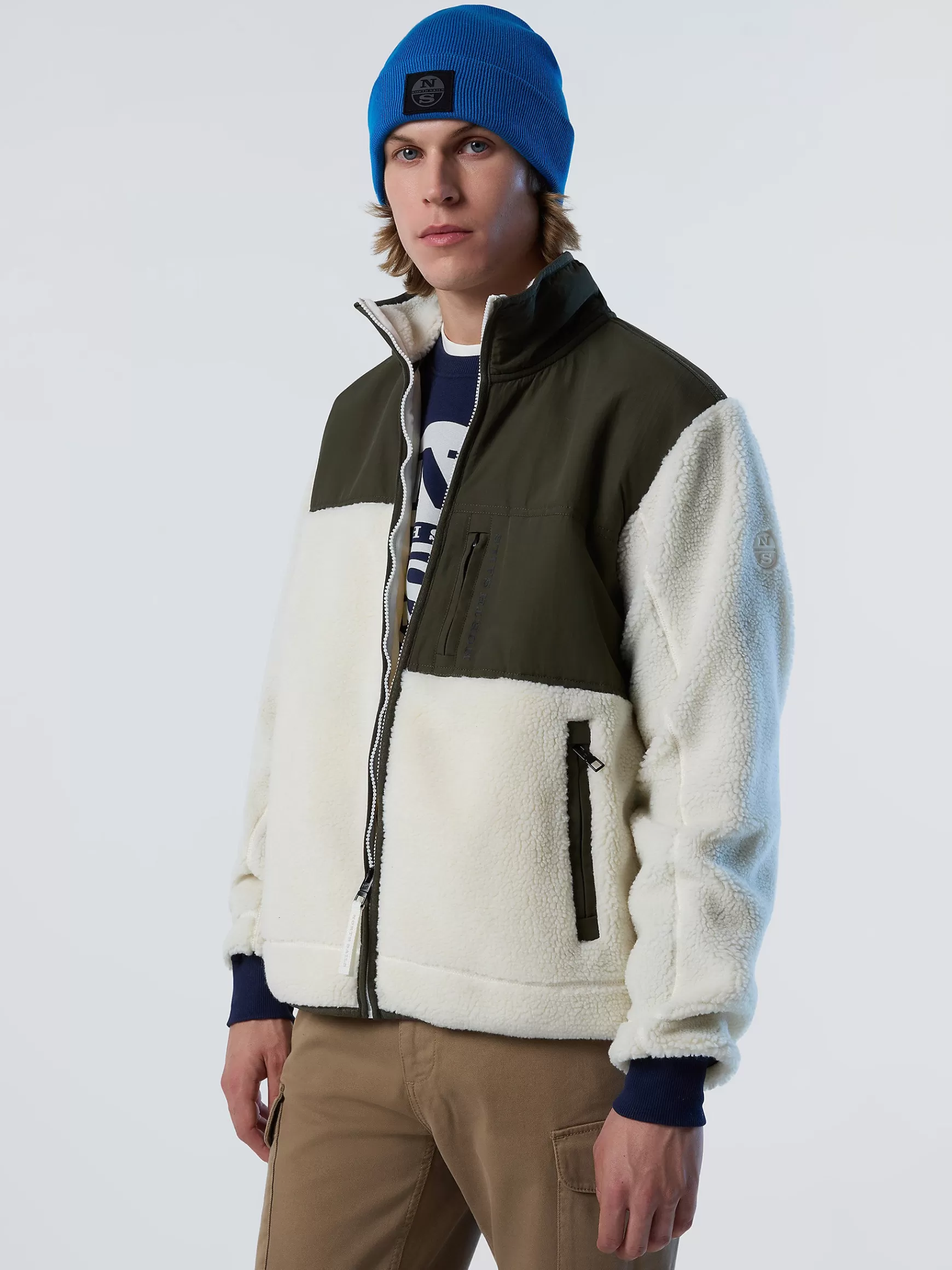 North Sails Felpa in pile e ripstop>Uomo Outlet | Felpe