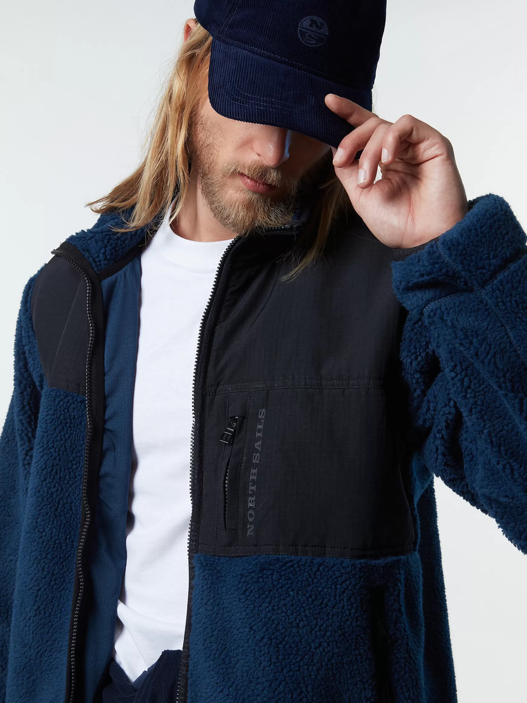 North Sails Felpa in pile e ripstop>Uomo Outlet | Felpe