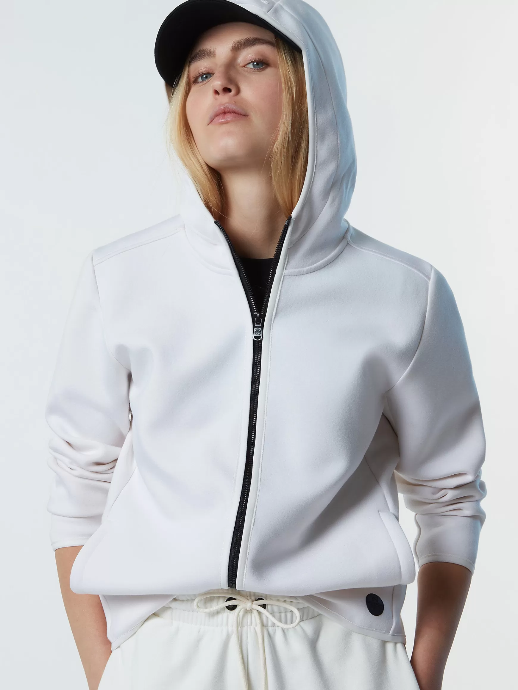 North Sails Felpa in scuba con cappuccio>Donna Outlet | Felpe