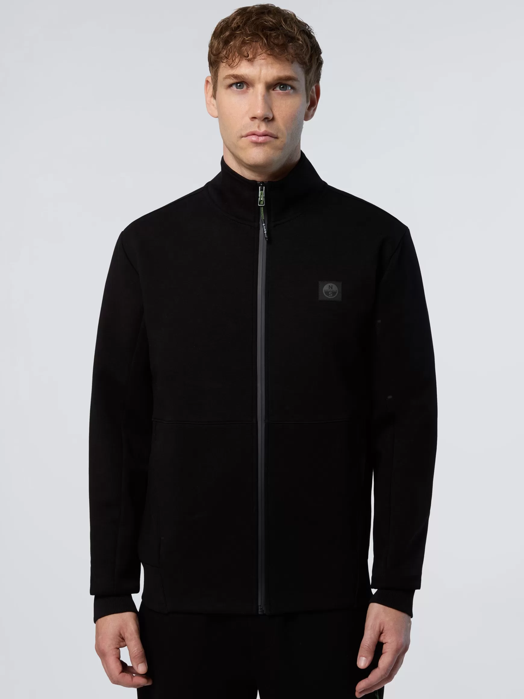 North Sails Felpa in scuba con zip>Uomo Shop By Look | Felpe