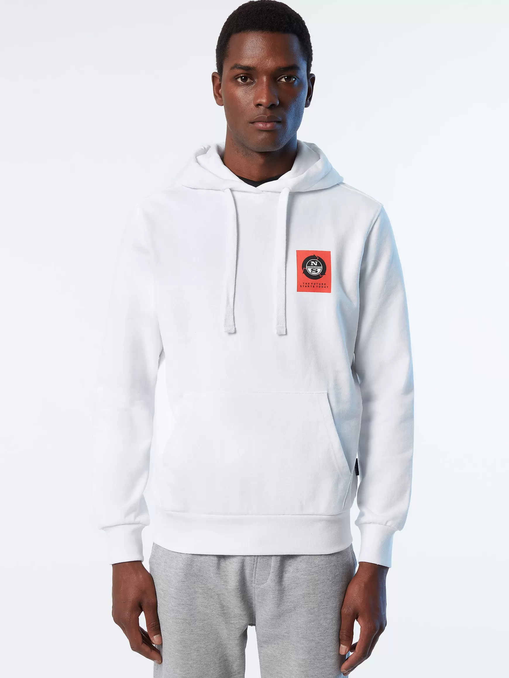 North Sails Felpa stampata con cappuccio>Uomo Outlet | Felpe