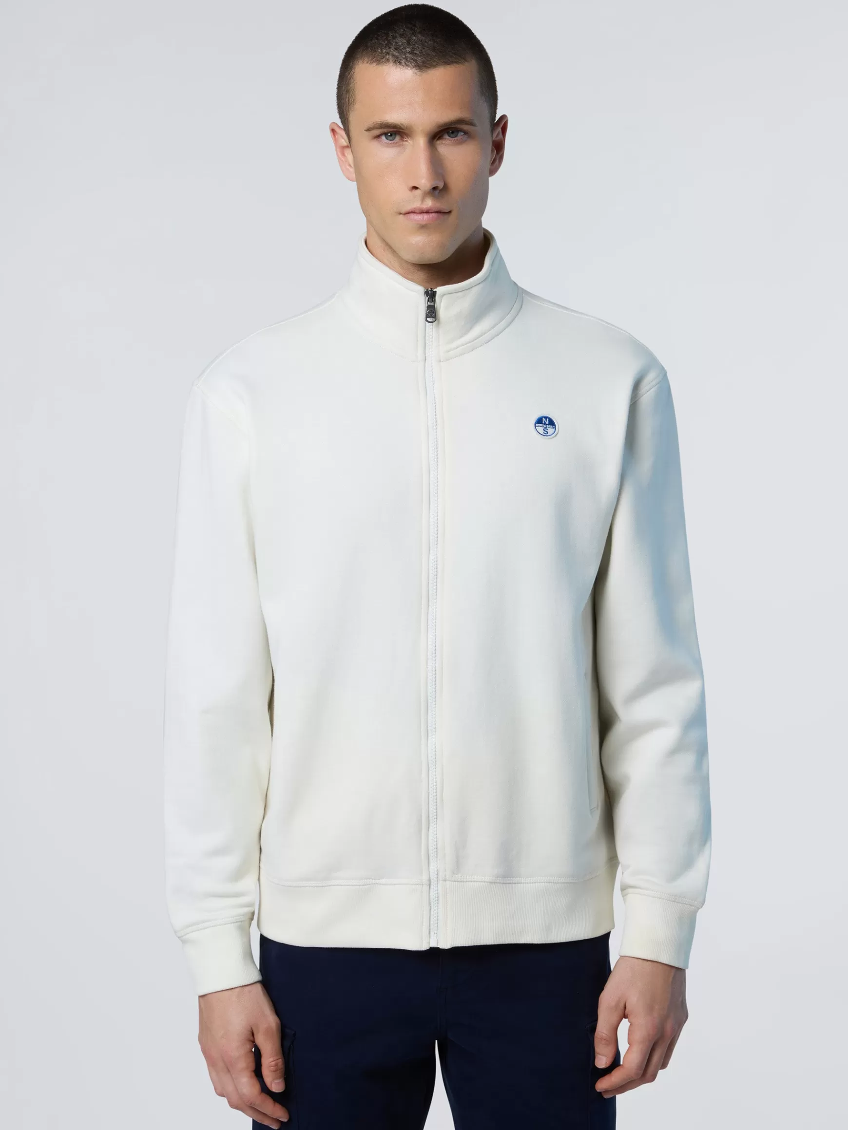 North Sails Full-zip sweatshirt with logo>Uomo Felpe