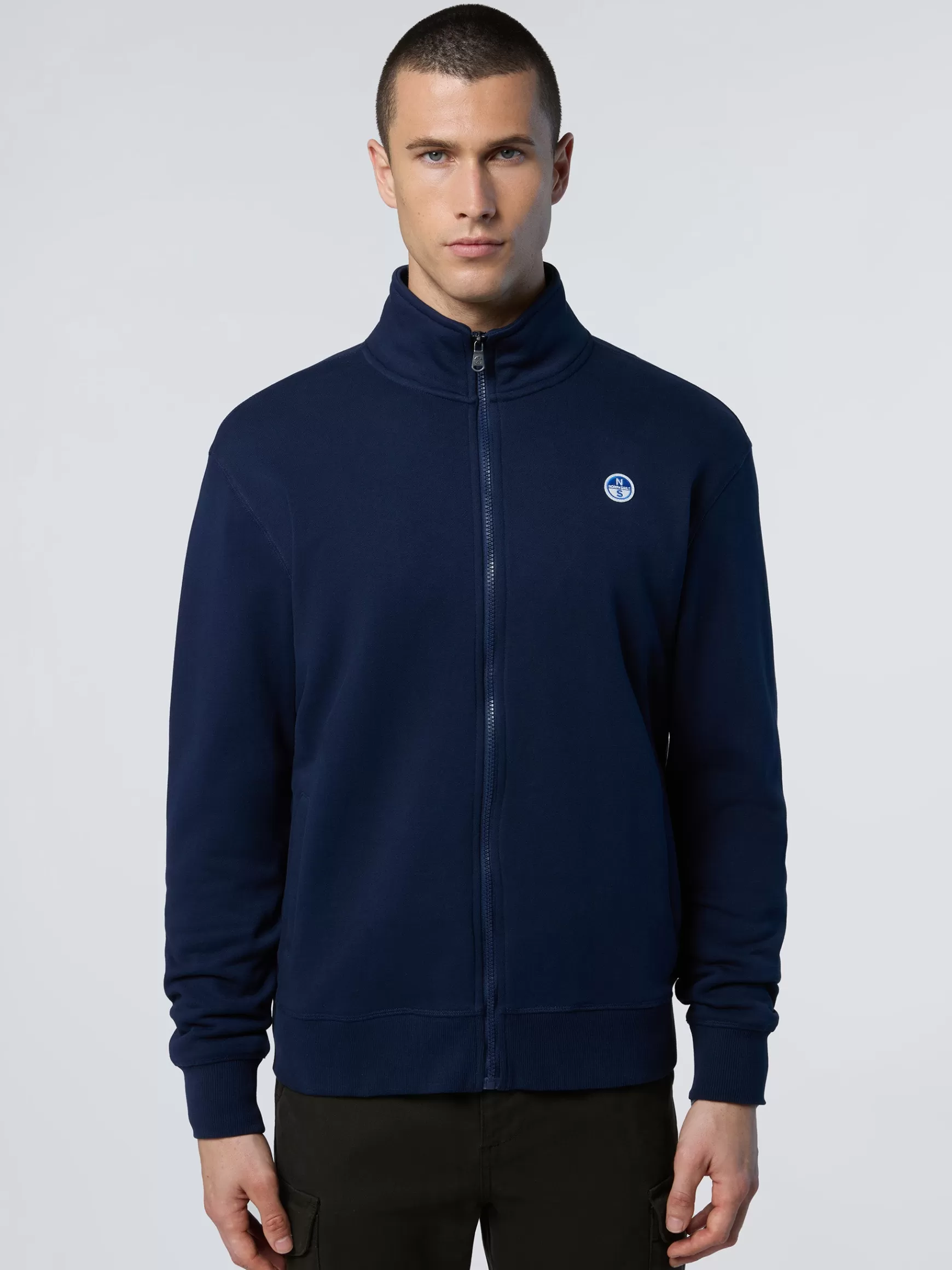 North Sails Full-zip sweatshirt with logo>Uomo Felpe
