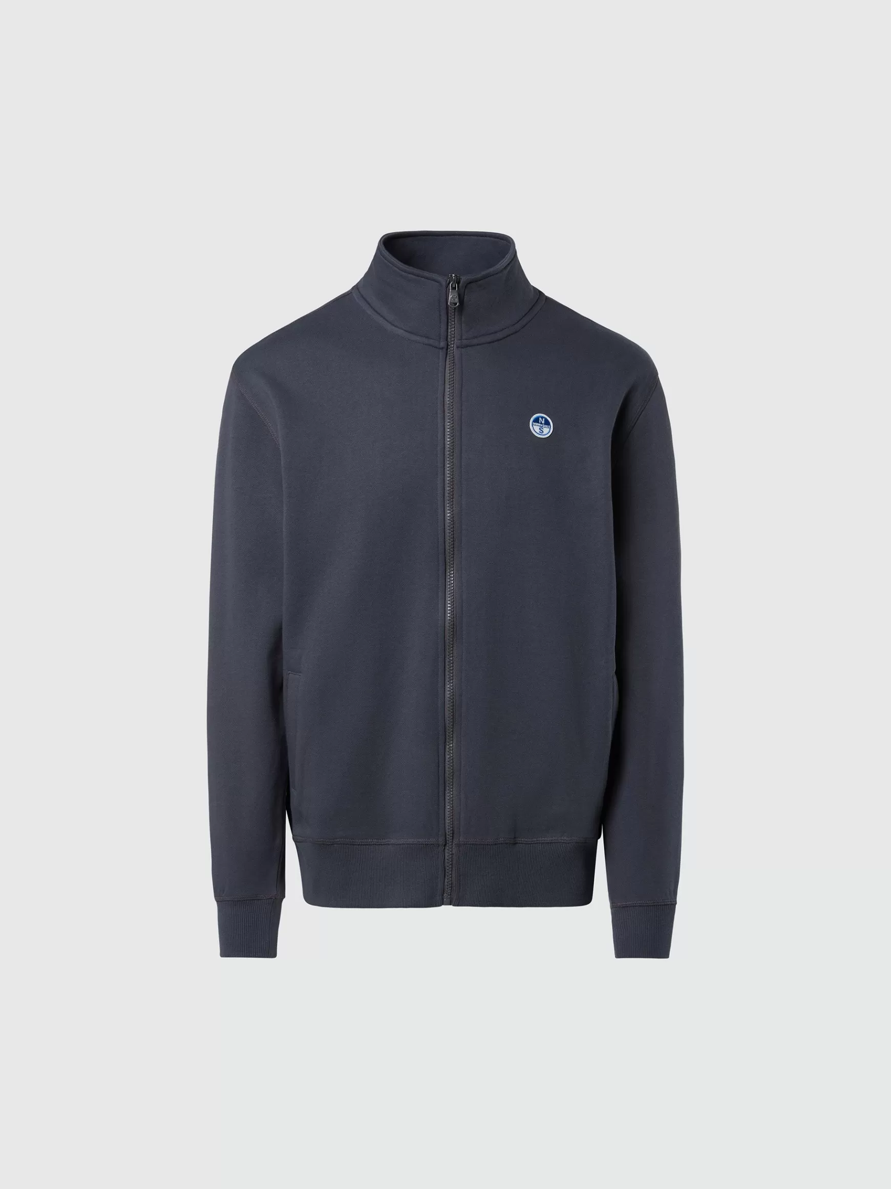 North Sails Full-zip sweatshirt with logo>Uomo Felpe