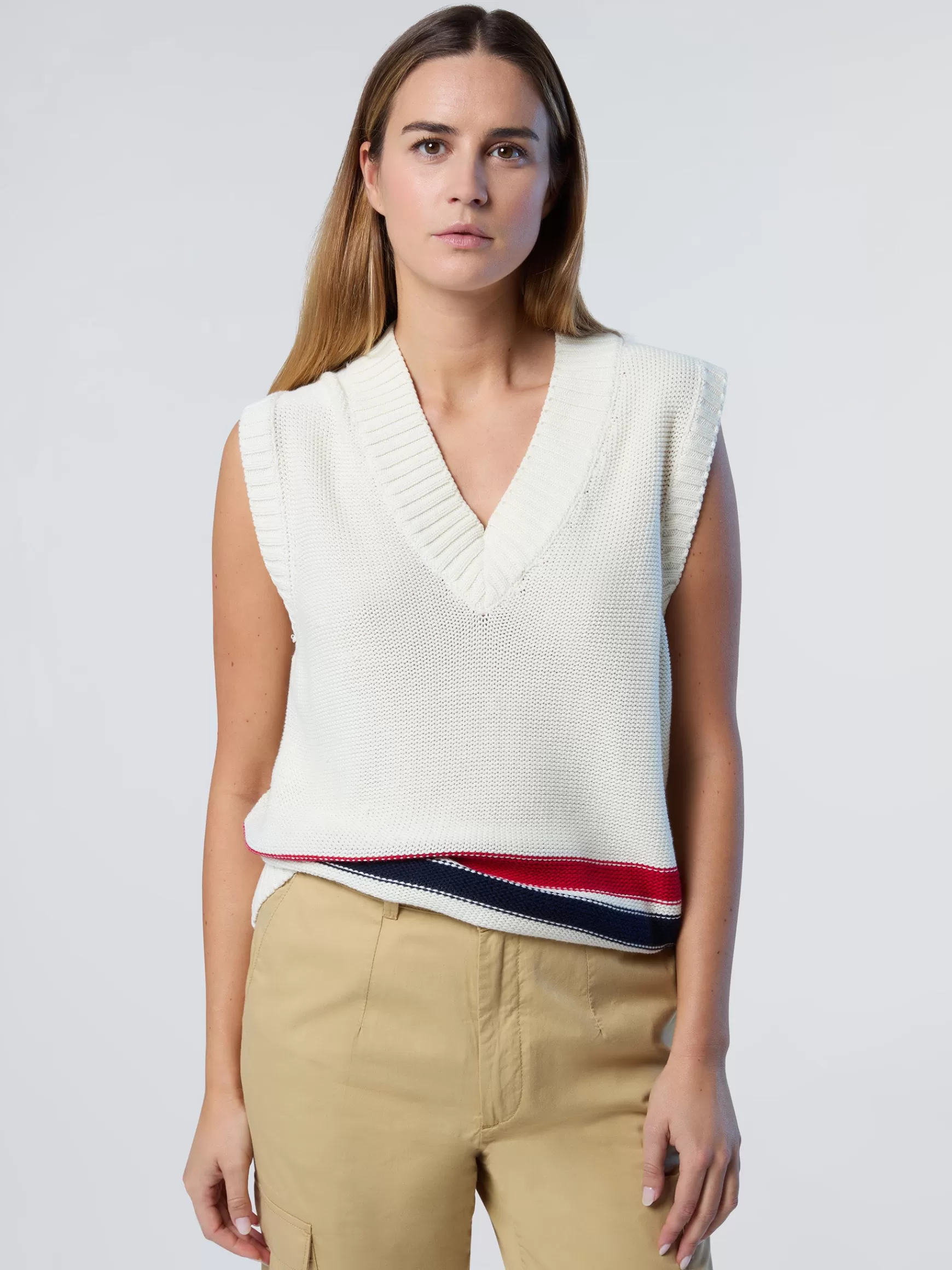 North Sails Gilet con scollo a V>Donna Outlet | Maglioni E Cardigan
